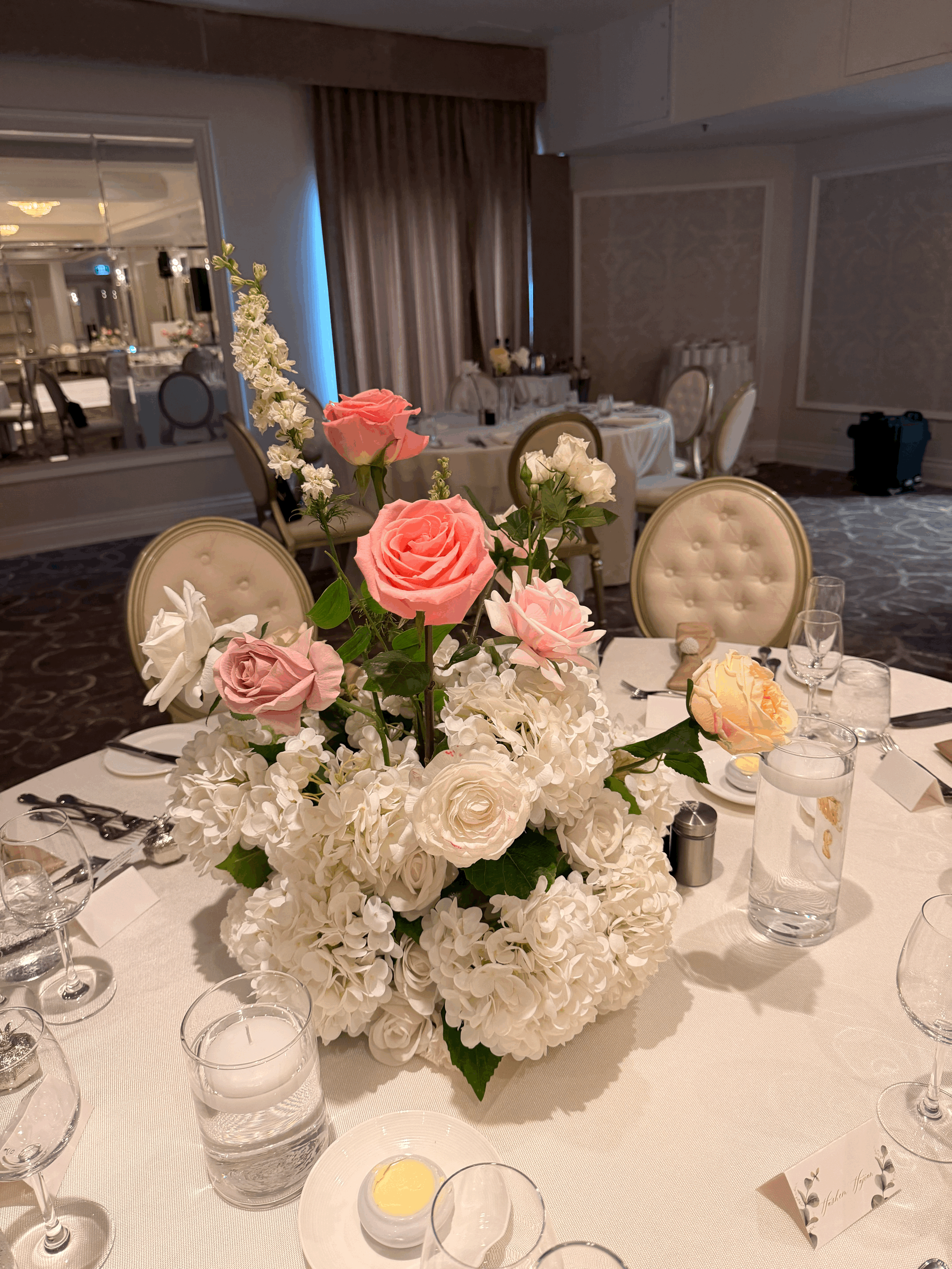 10 Blush Bloom Centerpieces