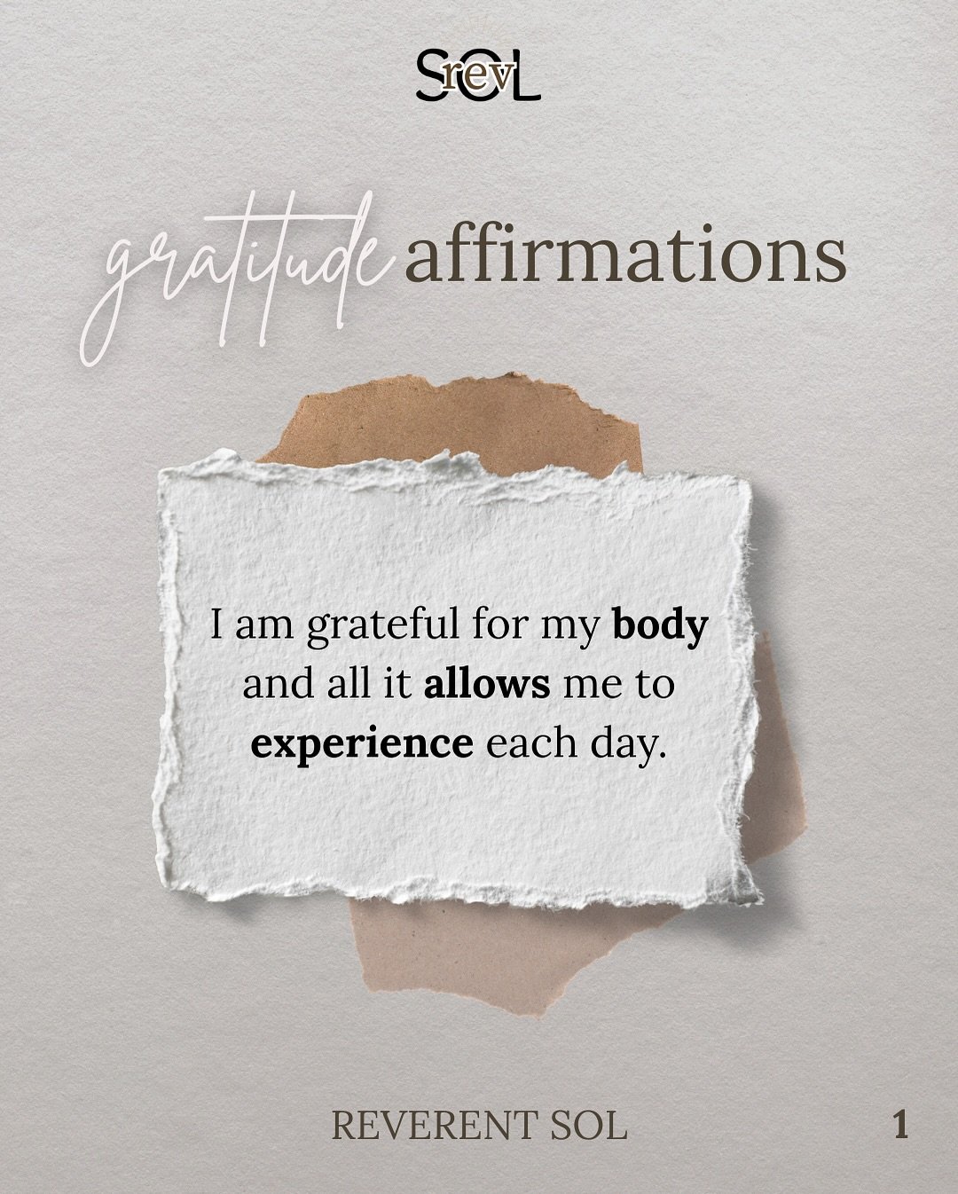 ✨ this week&rsquo;s #gratitudeaffirmations ✨
take a moment to reflect, breathe, and honor the blessings in your life. which one speaks to you today?🌞

#ReverentSol #MindfulLiving #WeeklyAffirmations #gratitudeaffirmations