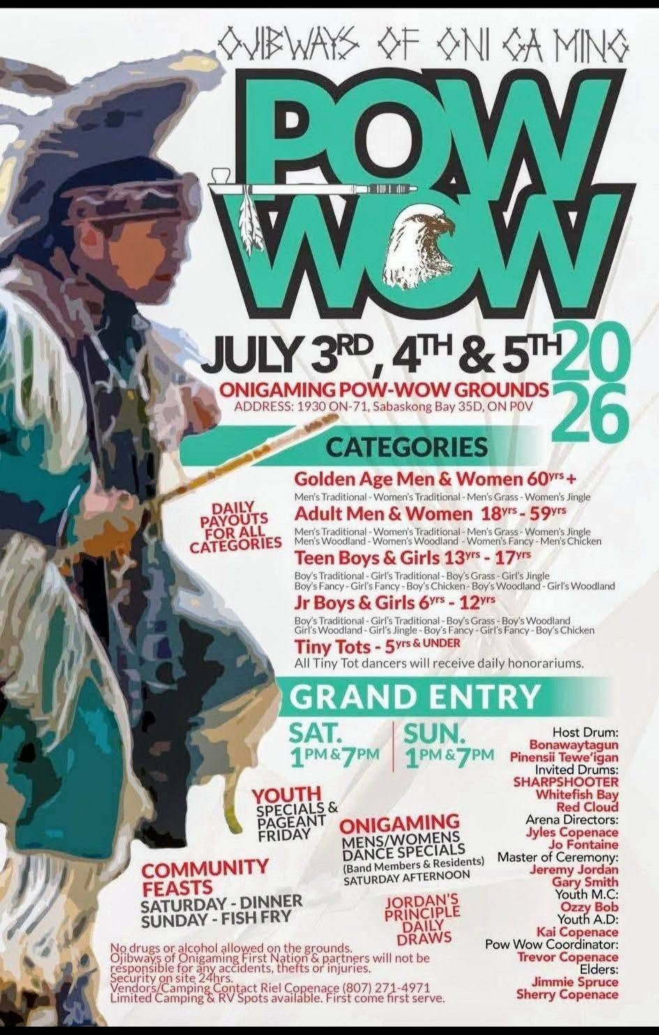 Ojibways of Onigaming First Nation Pow Wow