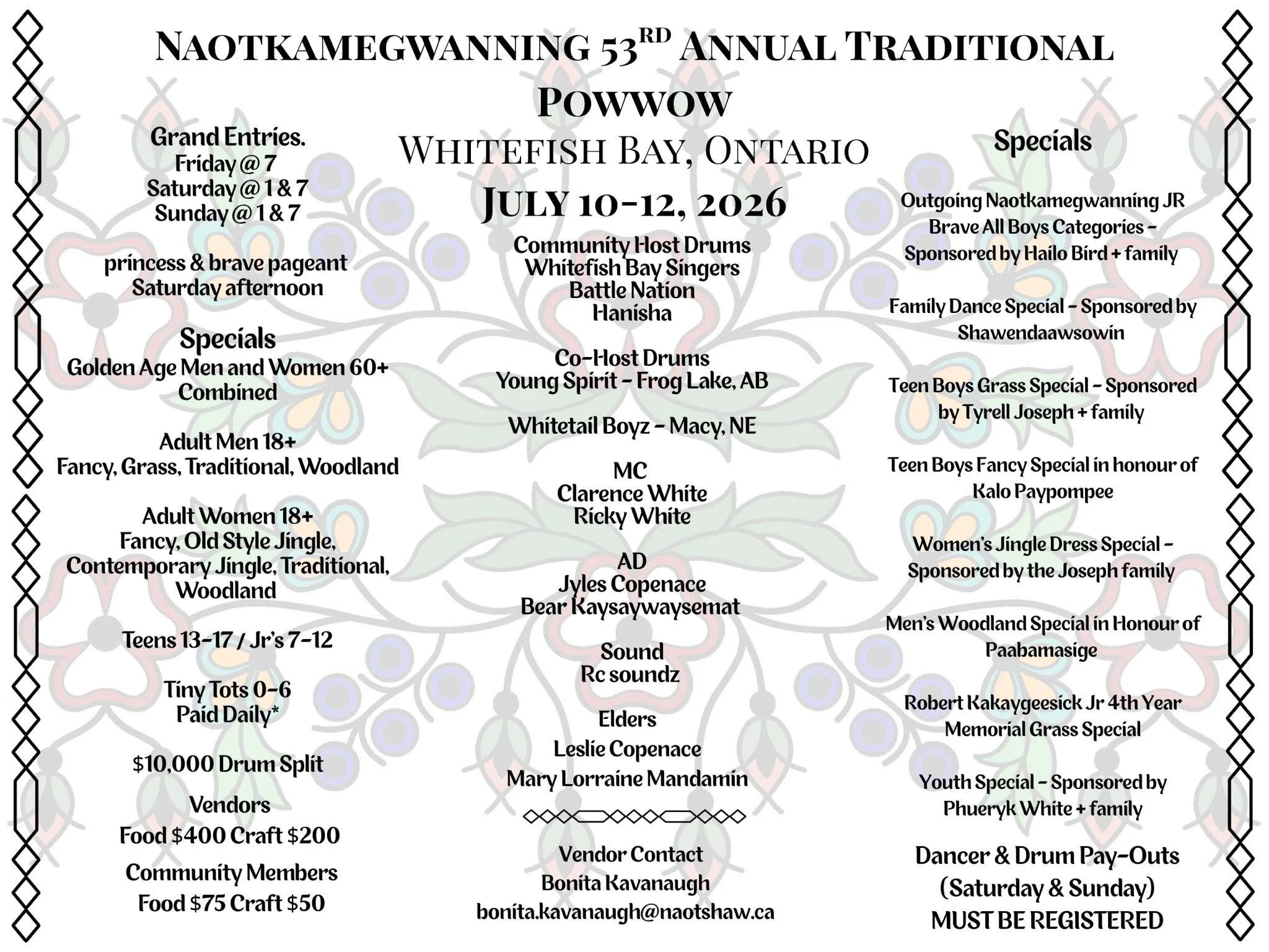 Naotkamegwanning’s 53rd Annual Traditional Powwow