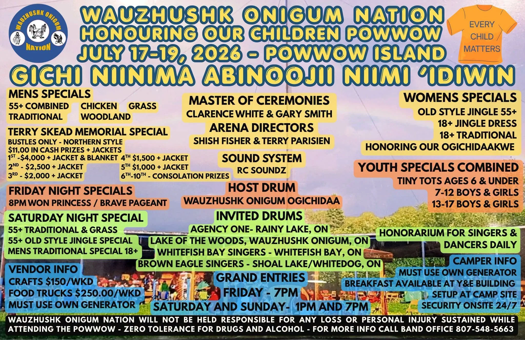 Wauzhushk Onigum Nation Pow Wow