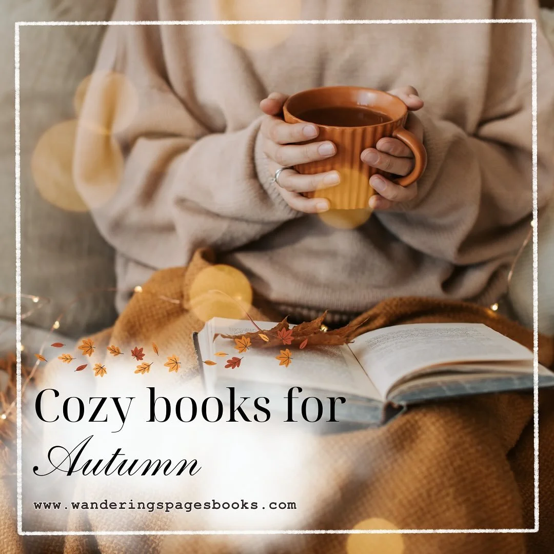 Autumn is here, and so are the cozy reads to curl up with 🍂📚 All of these gems are on the shelves at Wandering Pages, waiting for you at an upcoming stop (check our pinned schedule!). Many of these are personal favorites that live on my own bookshe