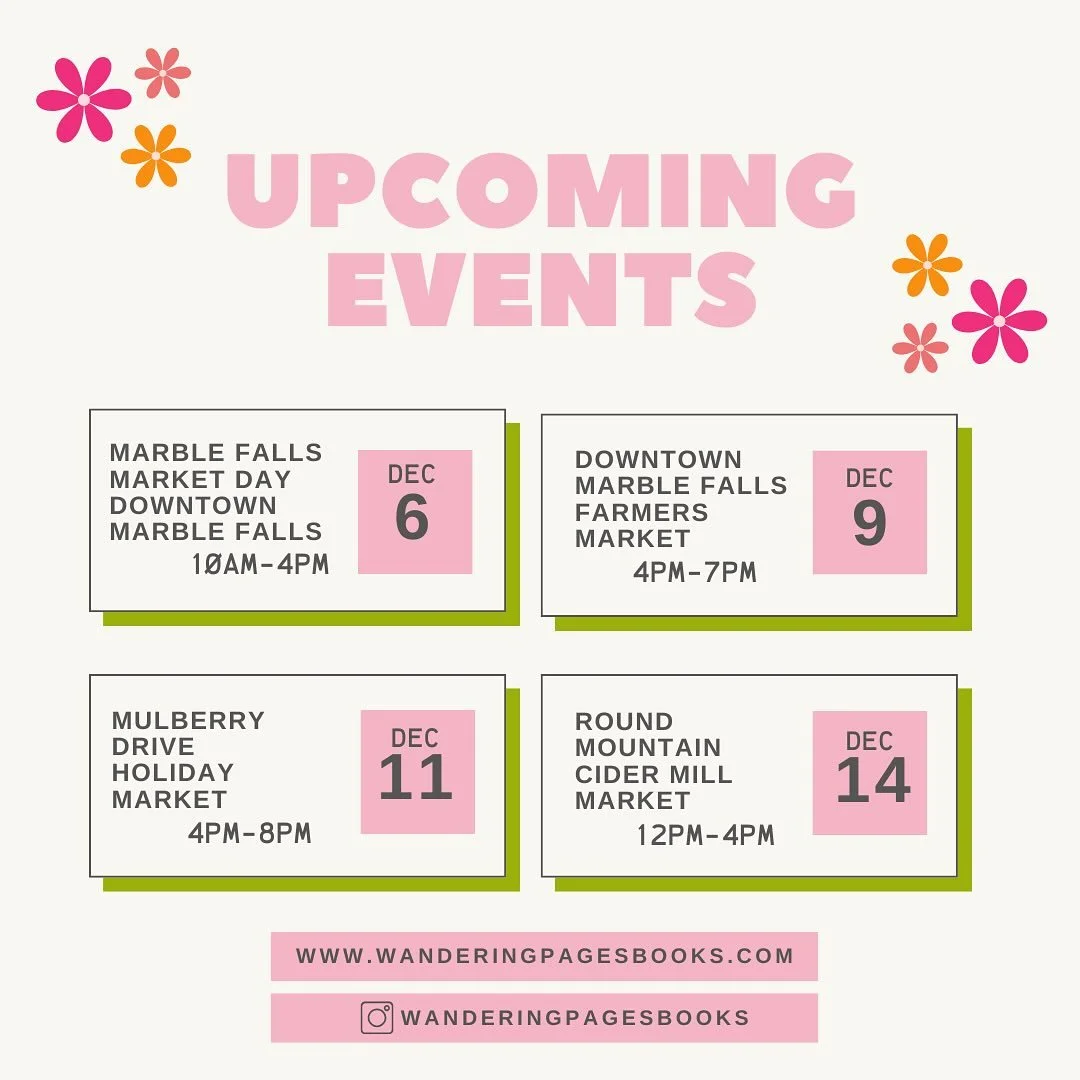 Wanda&rsquo;s rolling into the holidays with a busy and joy-filled weeks ahead, and we can&rsquo;t wait to see you! 🎄📚✨
📍 This Saturday (10&ndash;4): Downtown Market Day!
Tons of amazing vendors, festive vibes, and the perfect chance to shop small