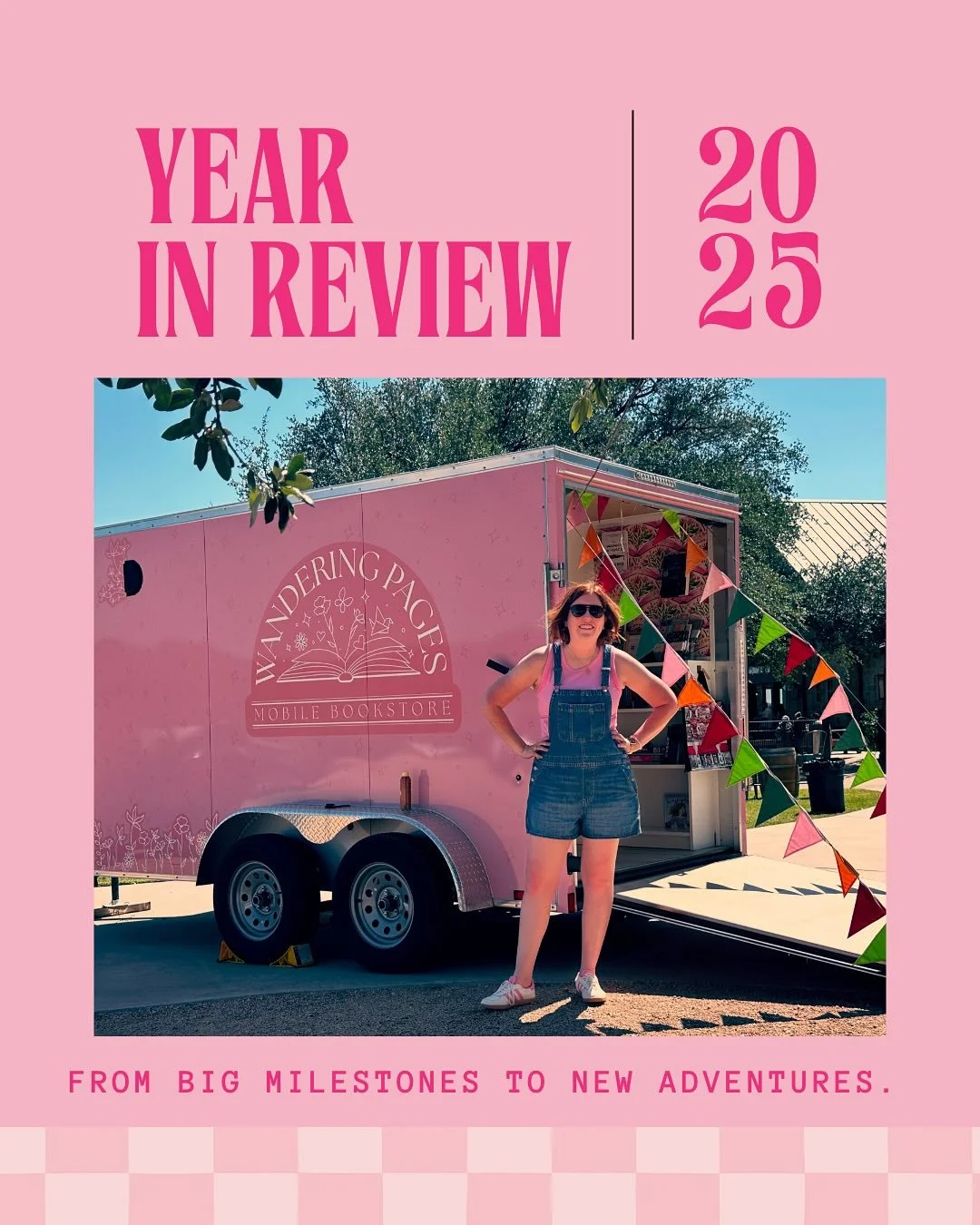 Every number tells a story&mdash;and this one is ours. 🤍 Swipe through our 2025 recap: the stats, the authors, the collabs, the bestsellers, and the community that made it all possible. Thank you for supporting Wandering Pages this year.
- 
What was