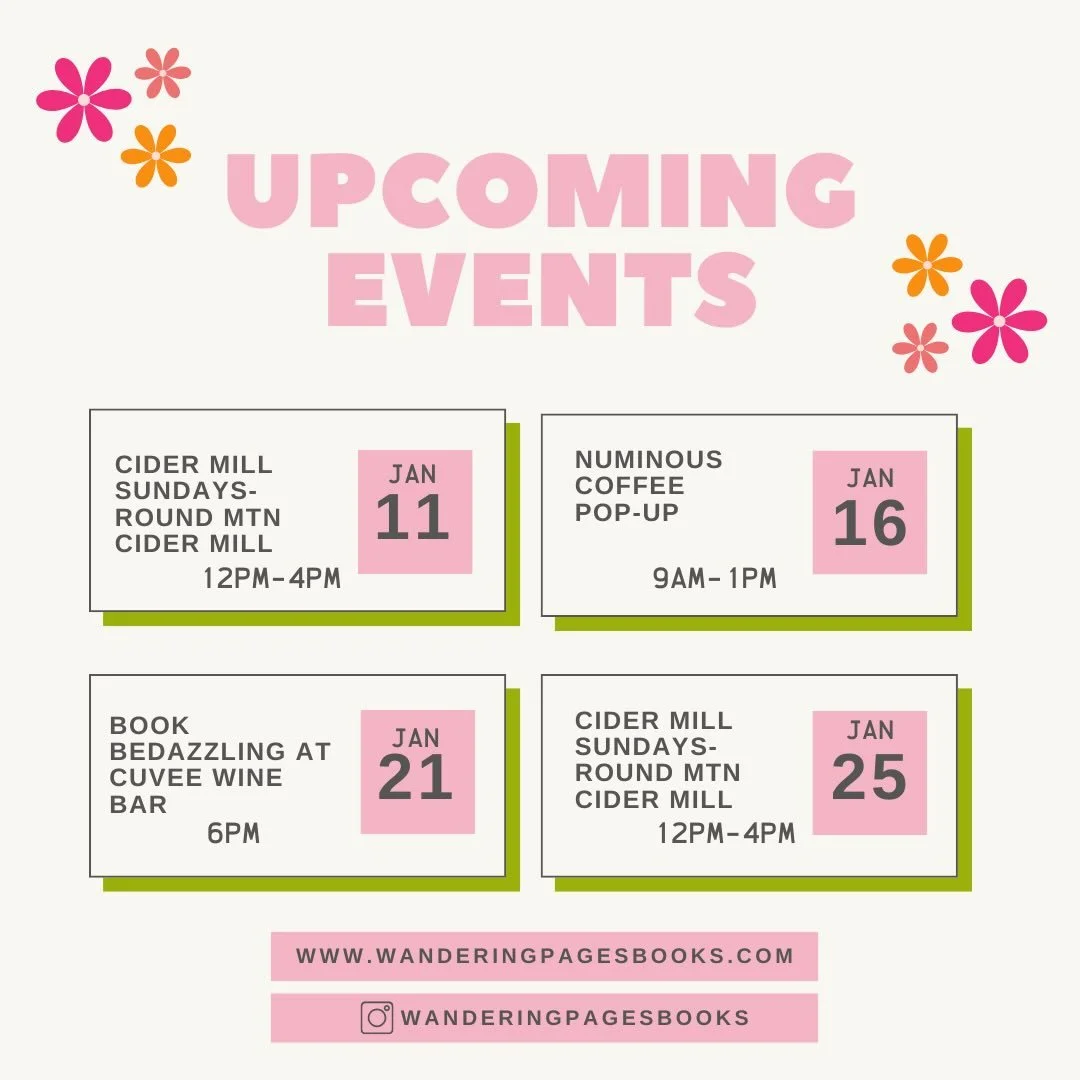 Wanda is back and hitting the road 🚐📚
After a couple weeks off, we&rsquo;re diving back into pop-ups and can&rsquo;t wait to see your faces again. First stop: Cider Mill Sunday Market this weekend 🍎✨
Then we&rsquo;re popping up at Numinous, and&md