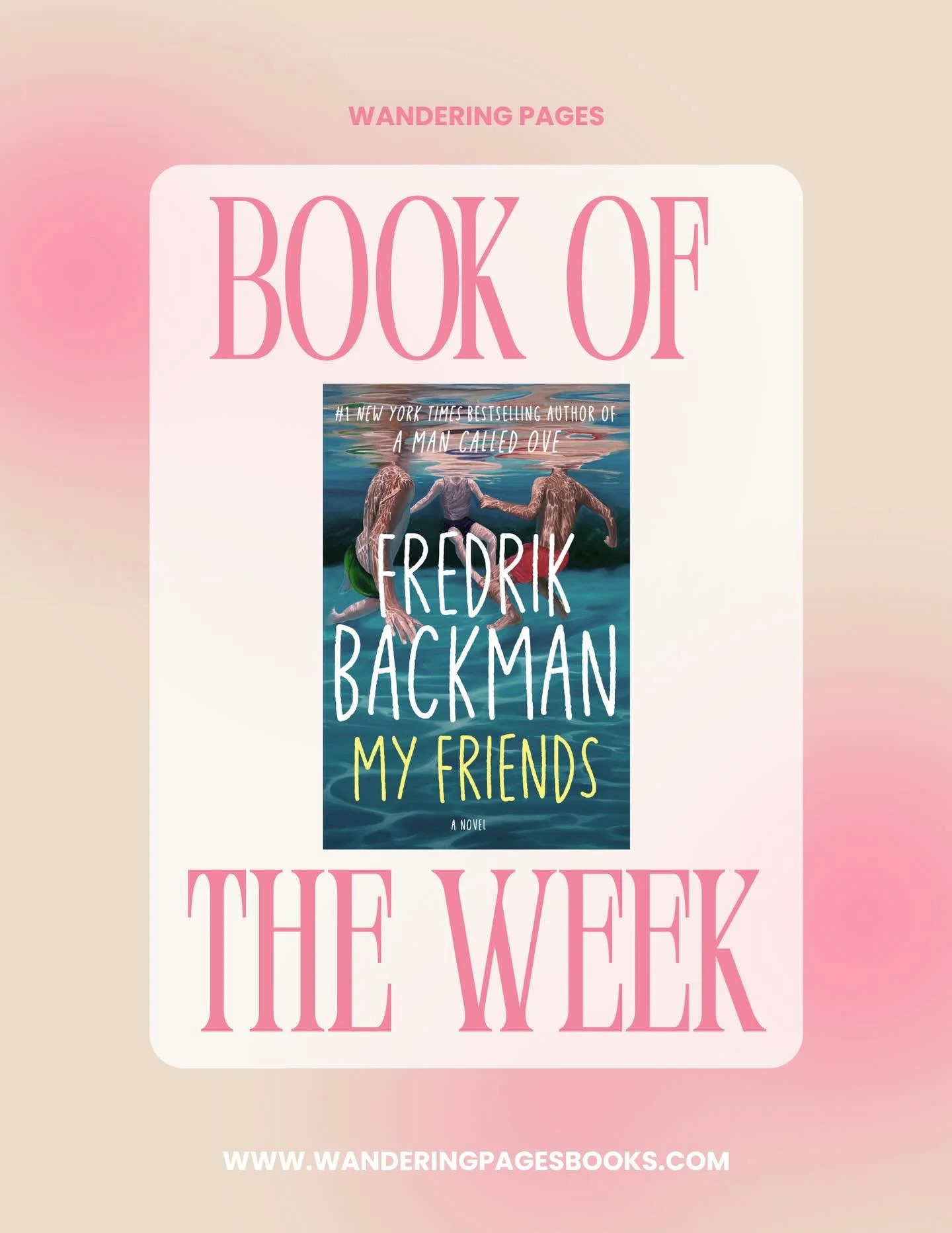 📚 Book of the Week &mdash; Week Two 📚
-
Our second featured pick is My Friends by Fredrik Backman&mdash;a heartfelt, tender story about friendship, the people who shape us, and the connections that stay with us long after seasons change.
-
This is 