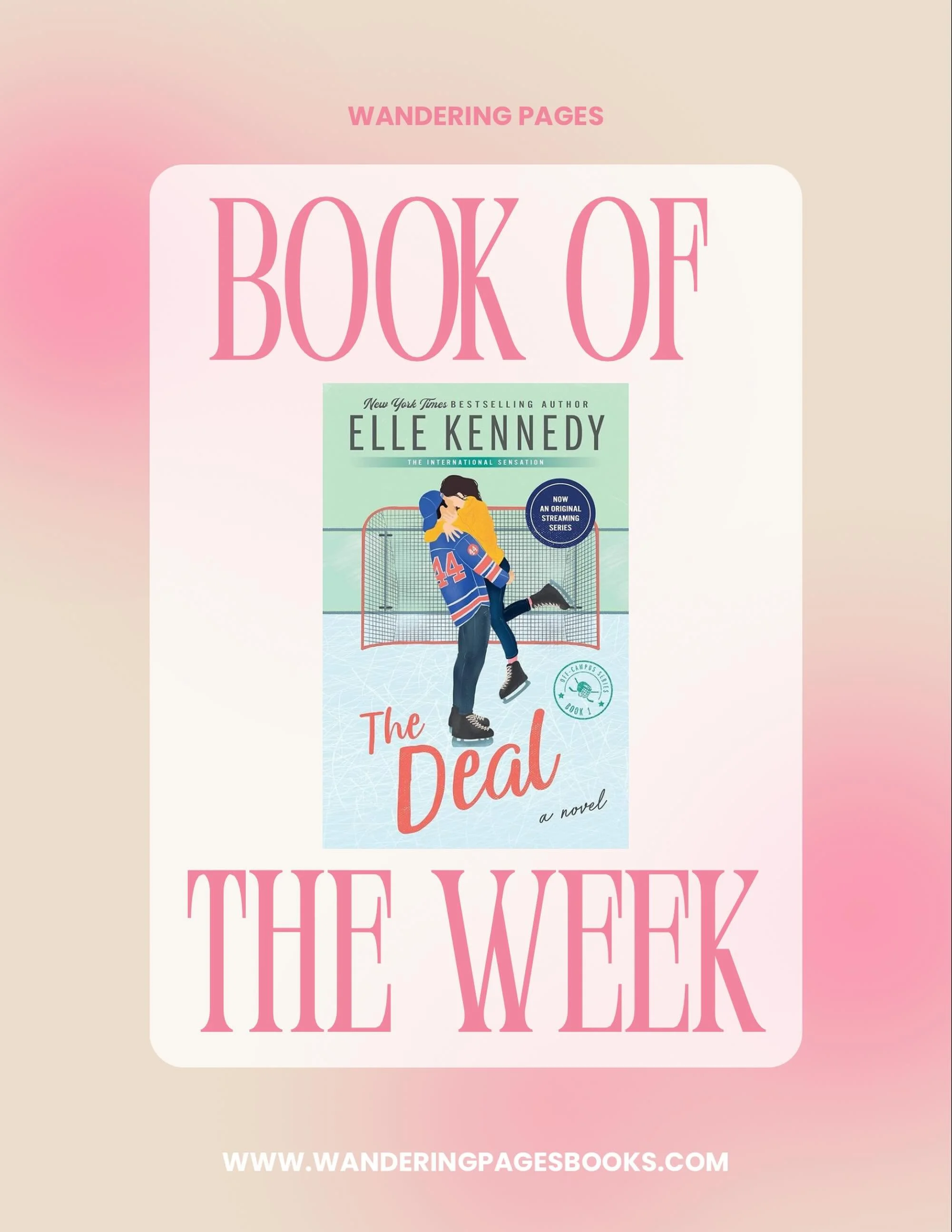 Book of the Week 📚✨
If your feed has been full of chatter about On Campus lately&hellip; there&rsquo;s a reason. The brand new TV series based on book one, The Deal by Elle Kennedy officially debuted this past week and let&rsquo;s just say &mdash; i