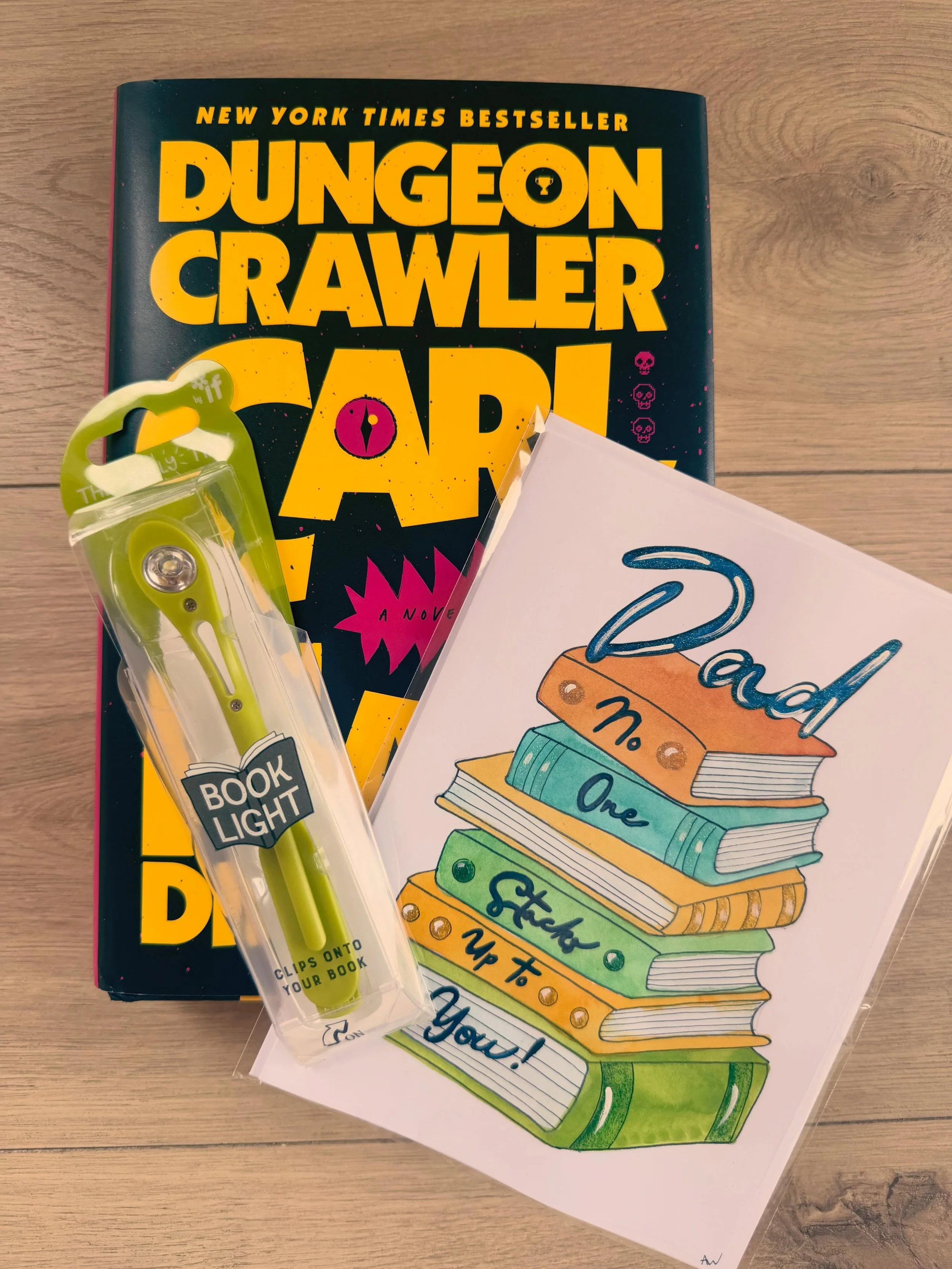 Father&rsquo;s Day is right around the corner, and we&rsquo;ve got gift ideas for every kind of dad. 📚
-
Pair a great book with one of the beautiful hand-painted cards from @cardsbyali, and you&rsquo;ve got a gift that&rsquo;s thoughtful, unique, an