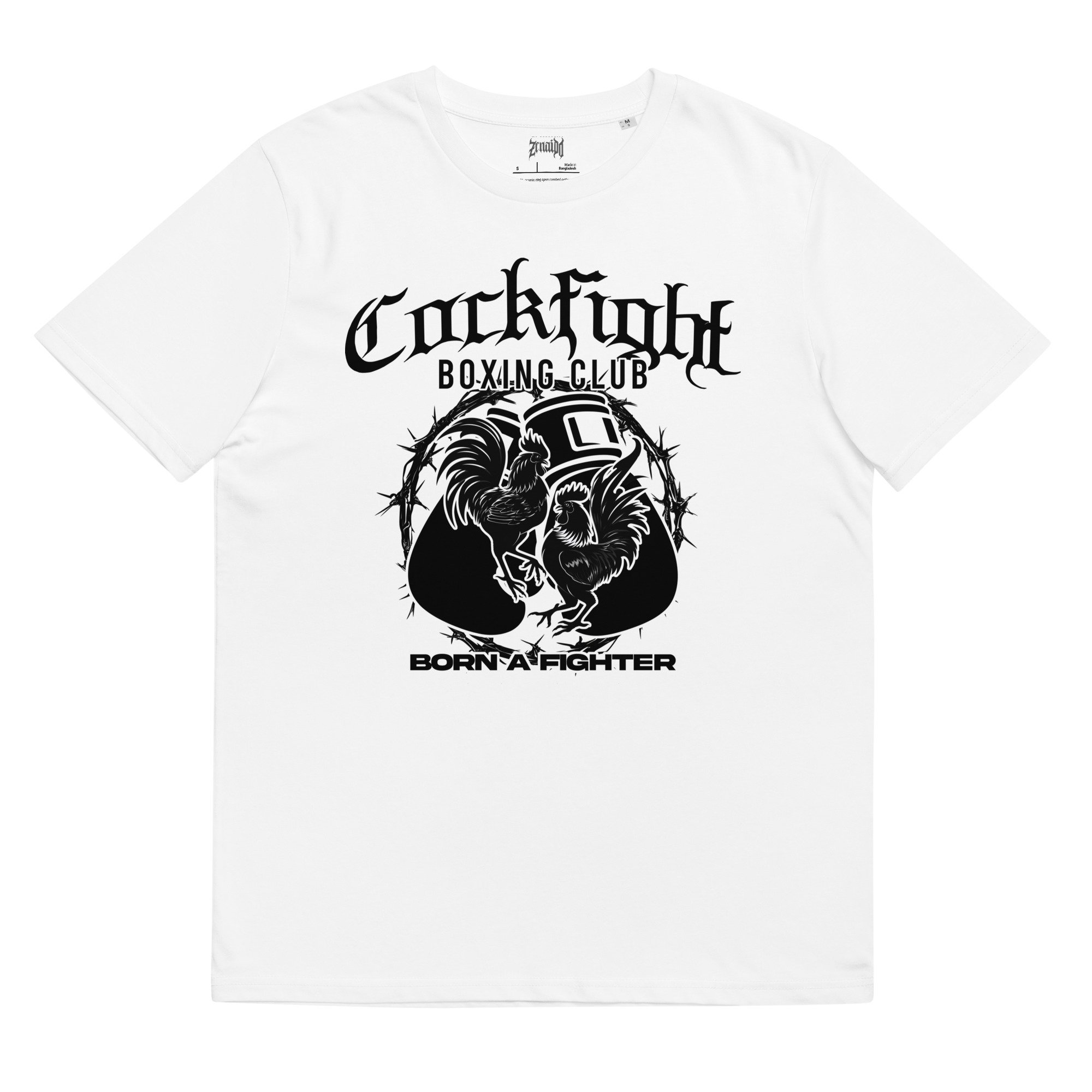 Born A Fighter — Cockfight Boxing Club T-Shirt