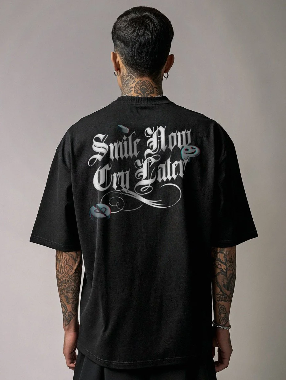 SmileNowCryLaterModelrear.jpg