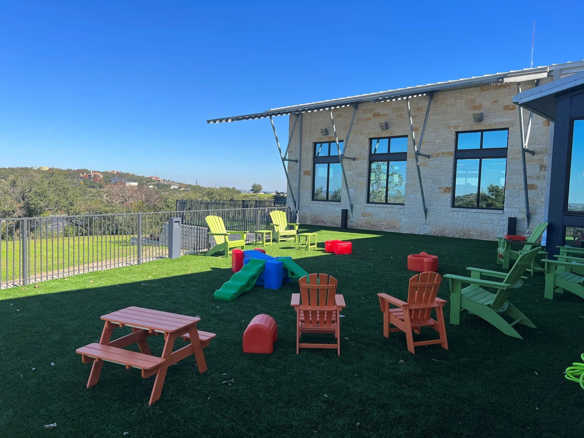 Renovation of community library outdoor space for children and families