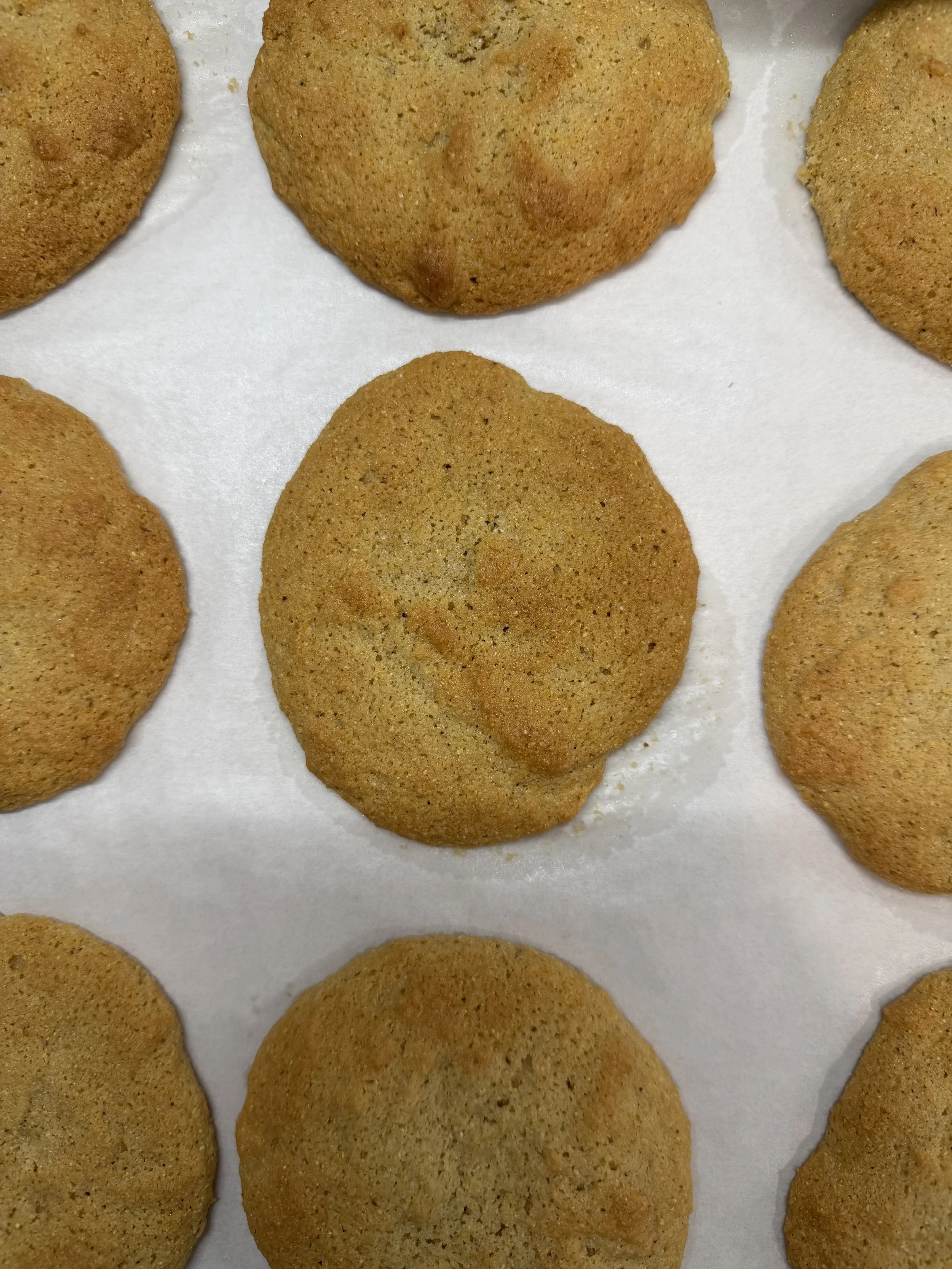 Gluten Free Brown Butter Cornbread Cookie Recipe