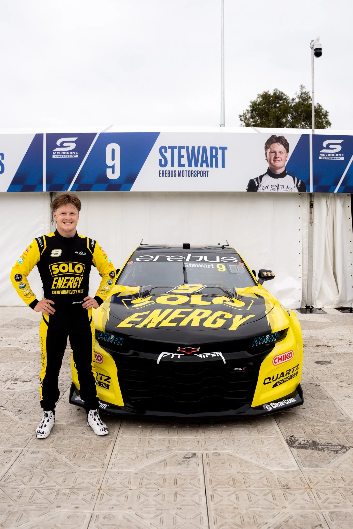 SOLO Energy Backs Jobe Stewart’s #9 Camaro for the Australian Grand Prix