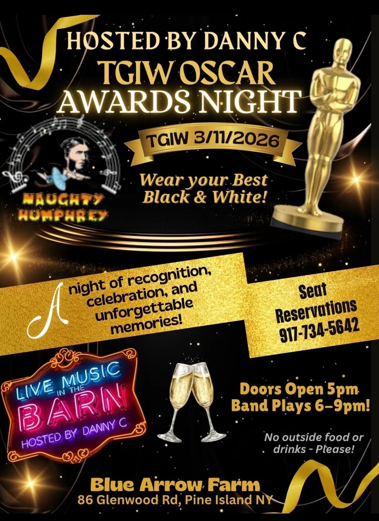 Blue Arrow Farm - Oscars Night