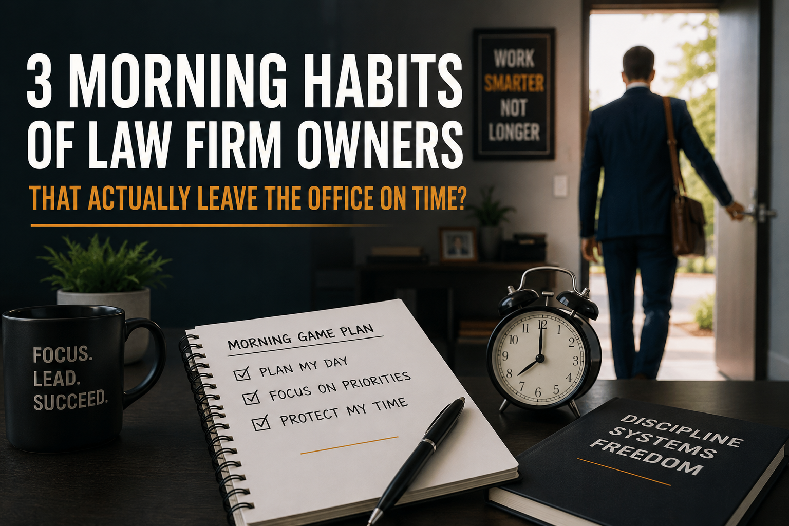 3 Morning Habits of Law Firm Owners Who Actually Leave the Office on Time