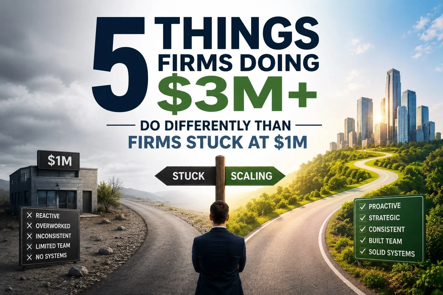 5 Things Firms Doing $3M+ Do Differently Than Firms Stuck at $1M
