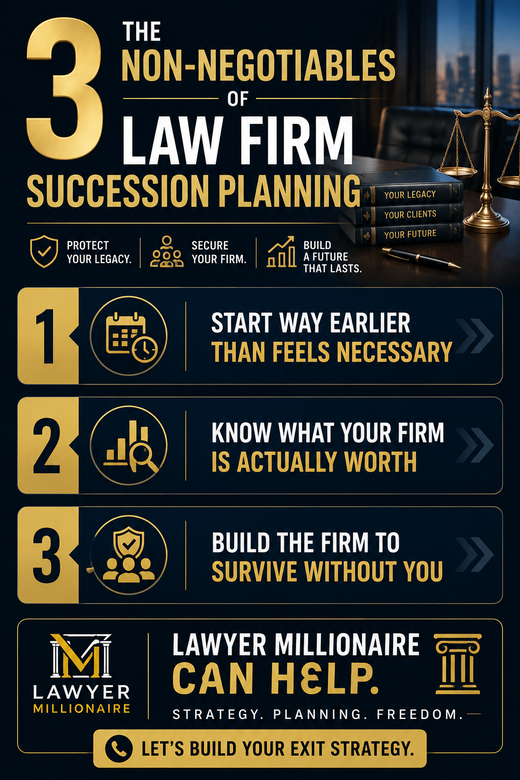 The 3 Non-Negotiables of Law Firm Succession Planning