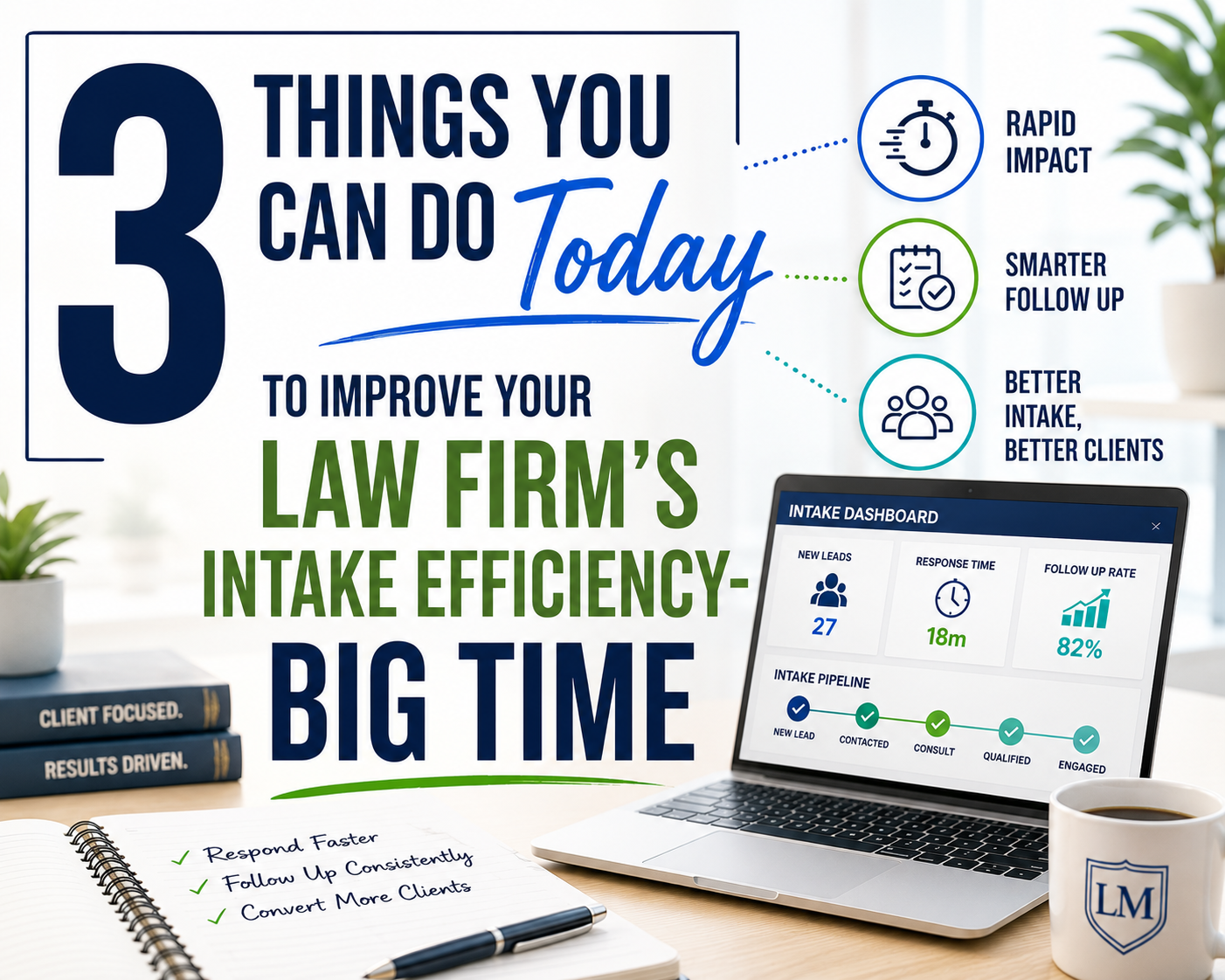 3 Things You Can Do TODAY to Improve your Firm’s Intake Efficiency - BIG TIME
