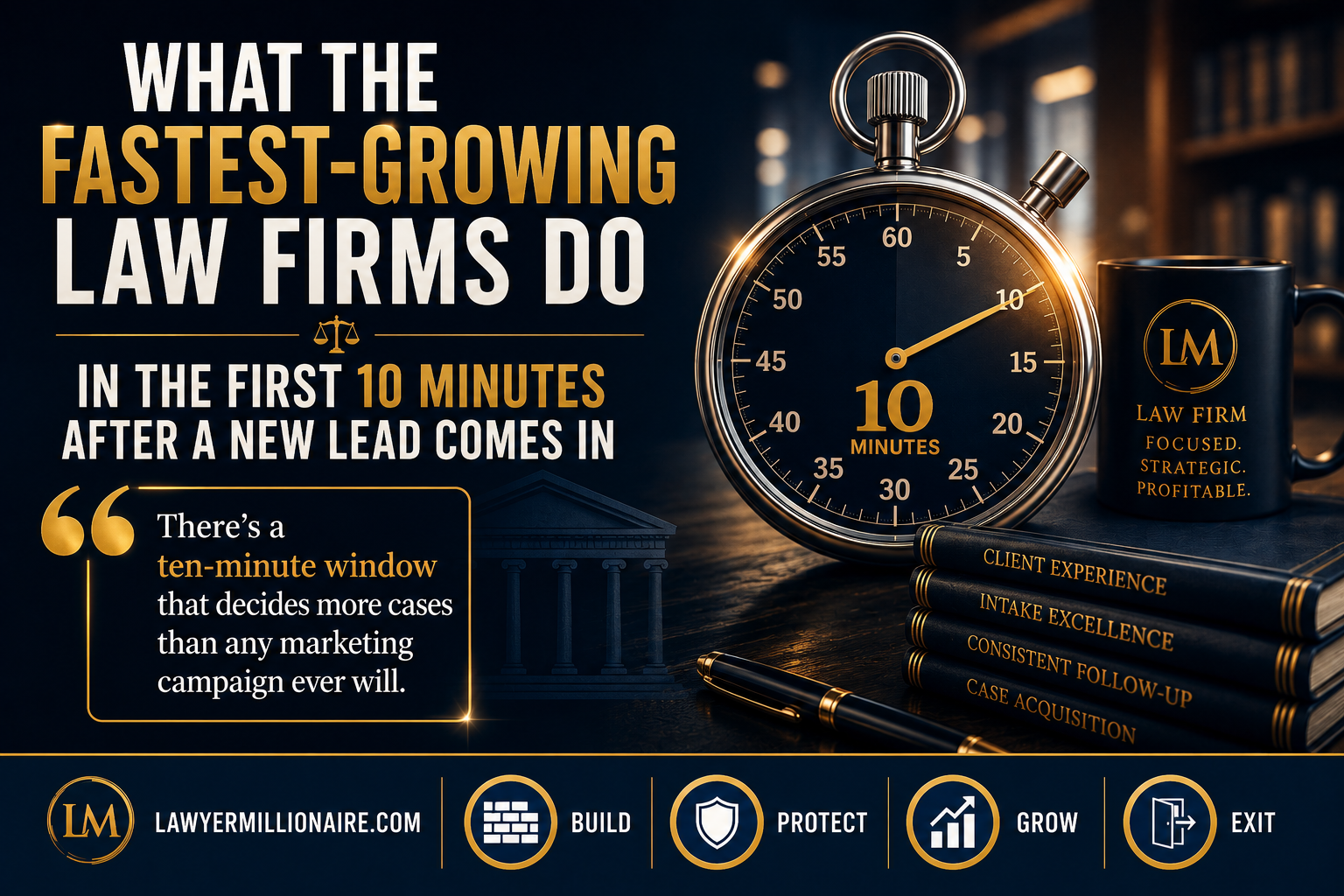 What the Fastest Growing Law Firms Do in the FIRST 10 MINUTES of Getting a New Lead