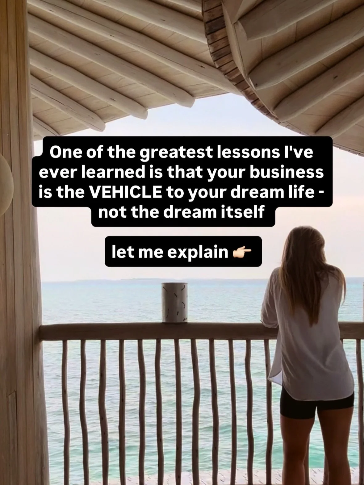 sometimes your business IS the dream

other times, it's the vehicle :). 

both are amazing, as long as it's supporting the life you want to live. ✌🏼