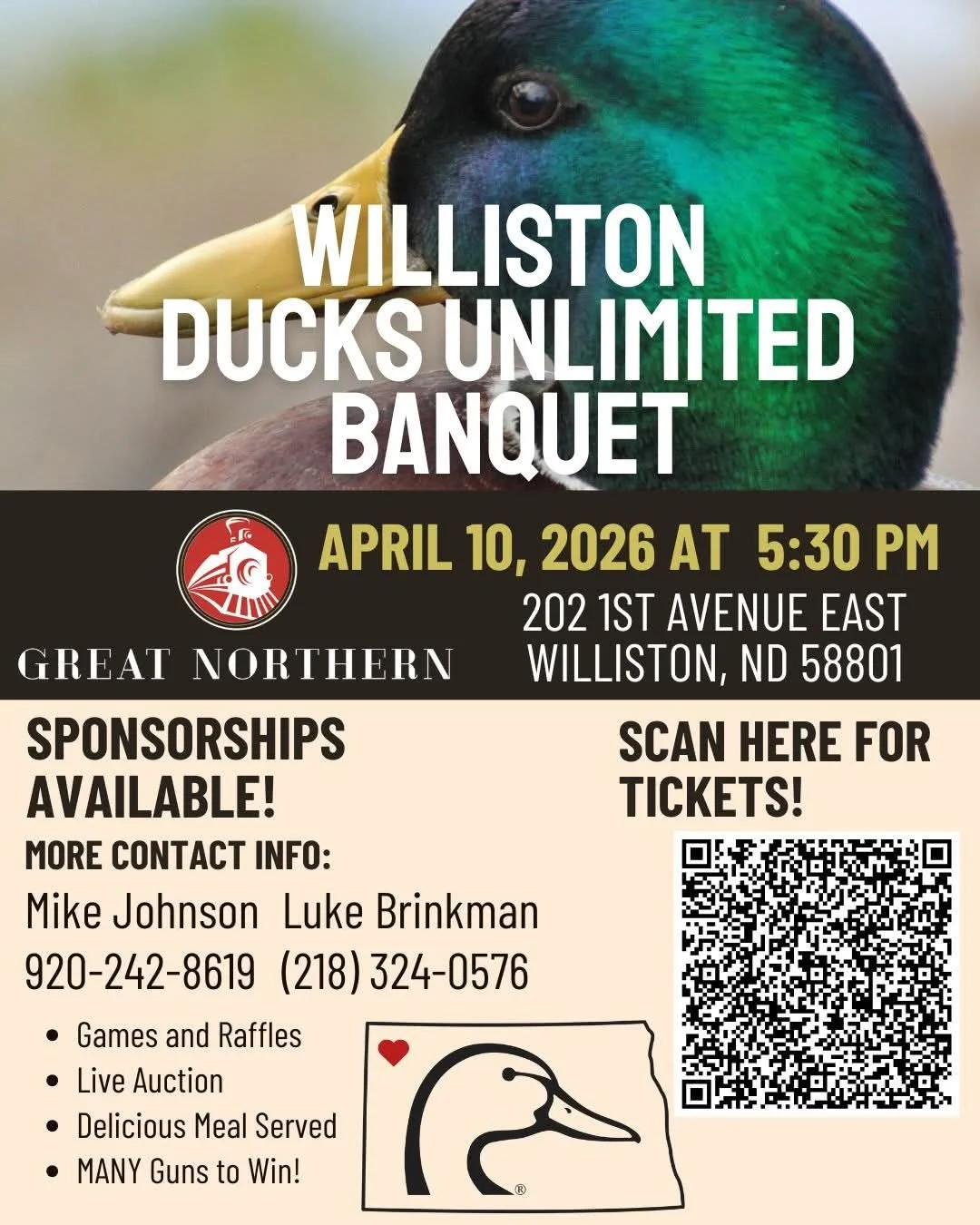 Williston Ducks Unlimited Banquet