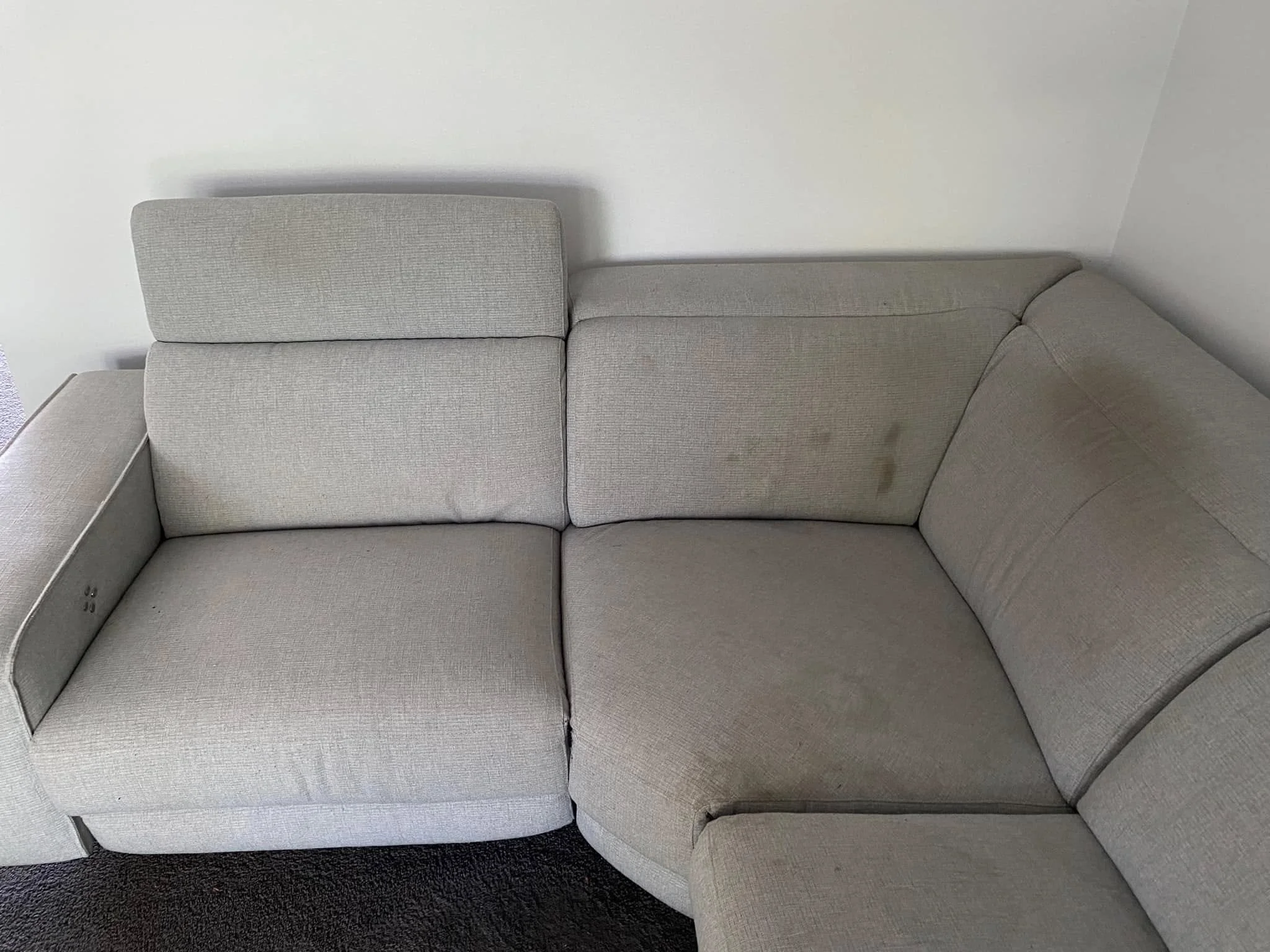 Fabric Sofa Clean - Before
