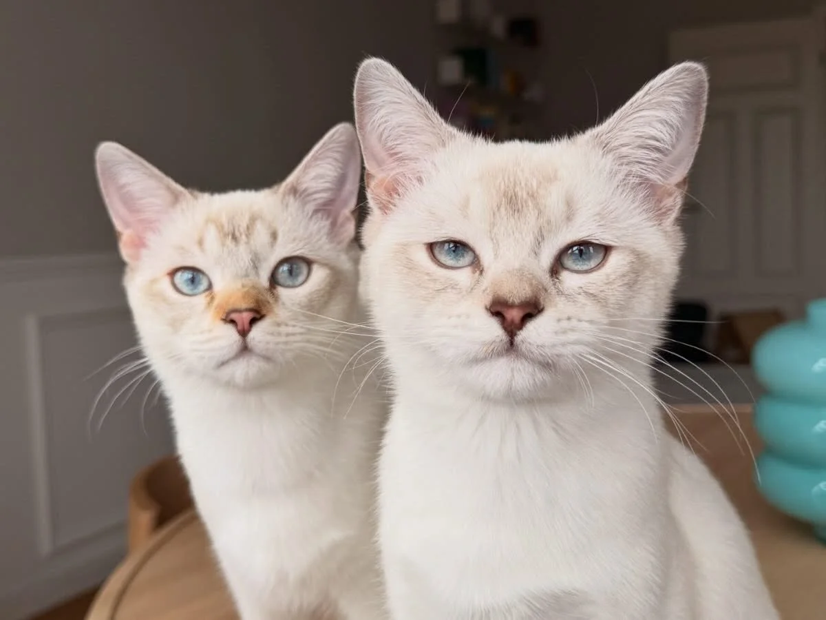 Meet Oggi and Maeven &mdash; our two newest feline clients, and honestly? Pure chaos. Pure love. Pure fluff. ✨

These two are SO playful they had to start a band. Ladies and gentlemen, please welcome &ldquo;G&ecirc;meos&rdquo; (Twins in Portuguese) t