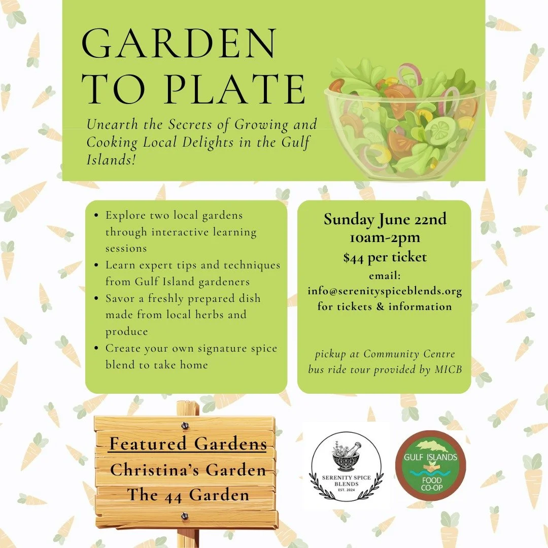 Mark your calendar! June 22nd we are hosting GARDEN TO PLATE with @christinasgardenonmayne @the_44_collective !

Learn how to grow and harvest from the garden. Lunch &amp; beverages will be provided courtesy of @serenityspiceblends.

sponsored by @gi