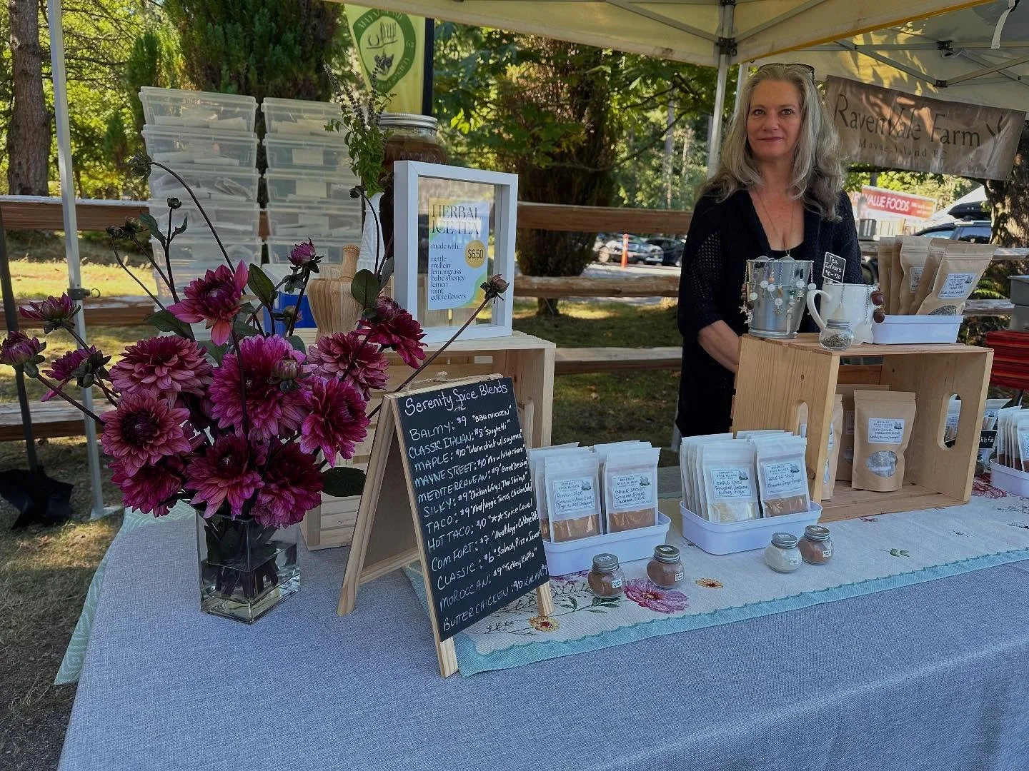 🌿✨ Spice up your life with Serenity Spice Blends&mdash; handcrafted blends made in small batches with love 💜 

#farmersmarket #mayneisland #mayneislandmarket #herbs #herbsandspices #handcrafted