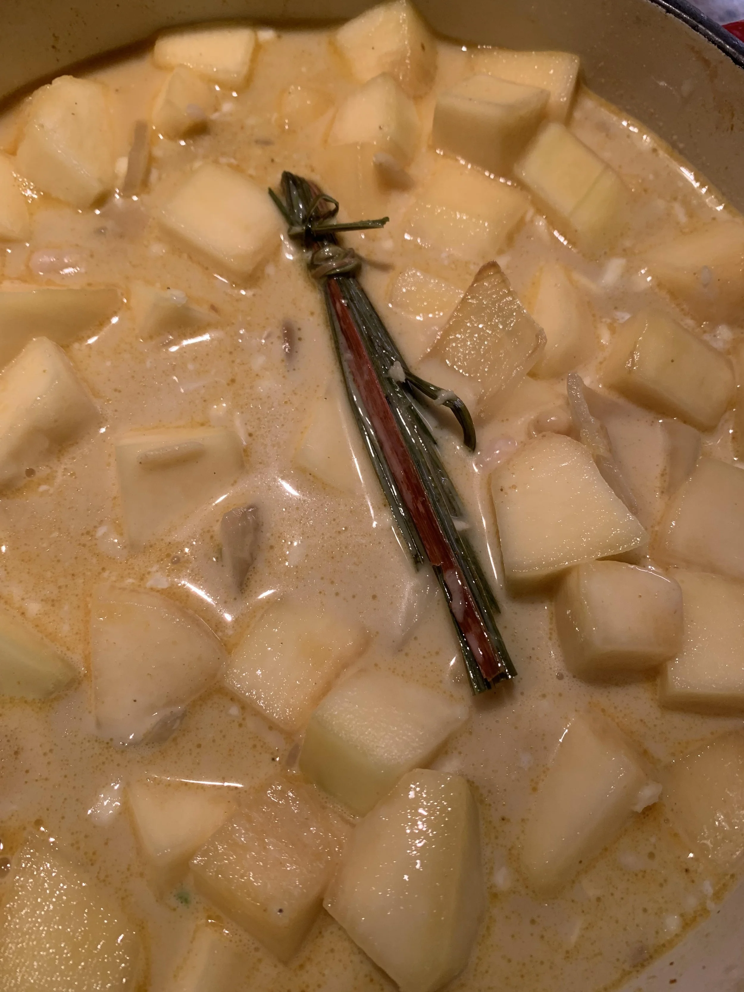 Vegetable Marrow Curry Soup&nbsp;