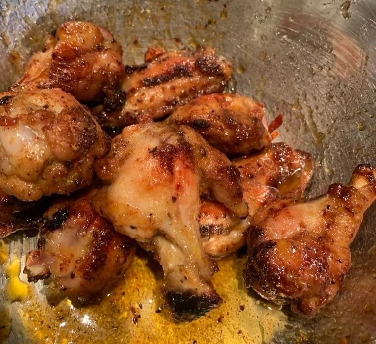 Sticky Honey Garlic Wings
