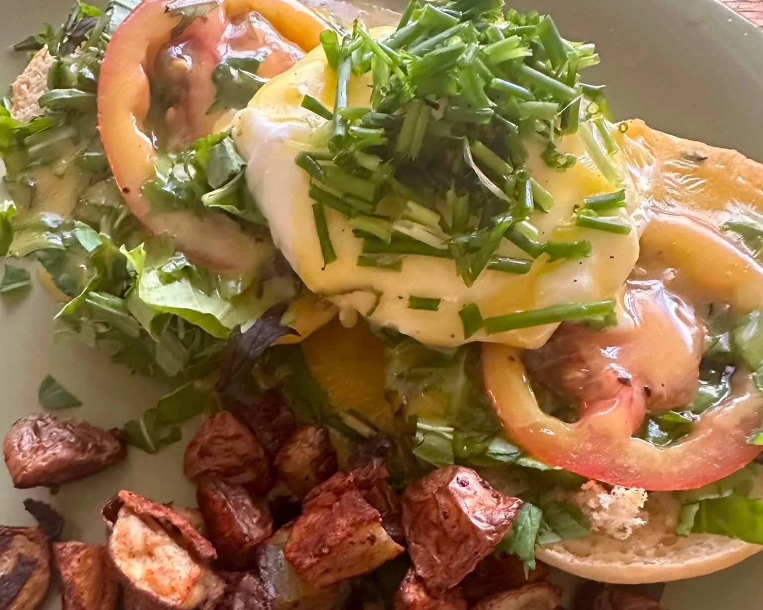 Green Goddess Eggs Benny