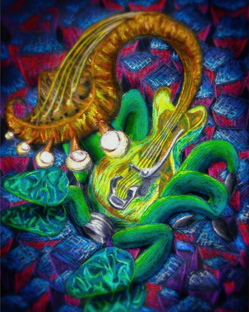 Scorpuitar, 16x20, Smooth Matte