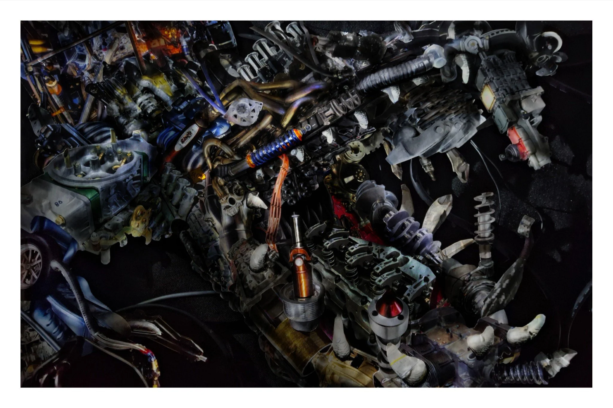 Motor Breath, 16x24, Smooth Matte Border