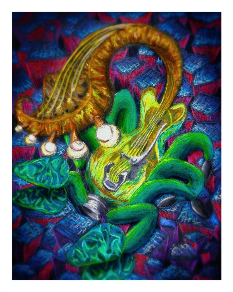Scorpuitar, 16x20, Smooth Matte Border