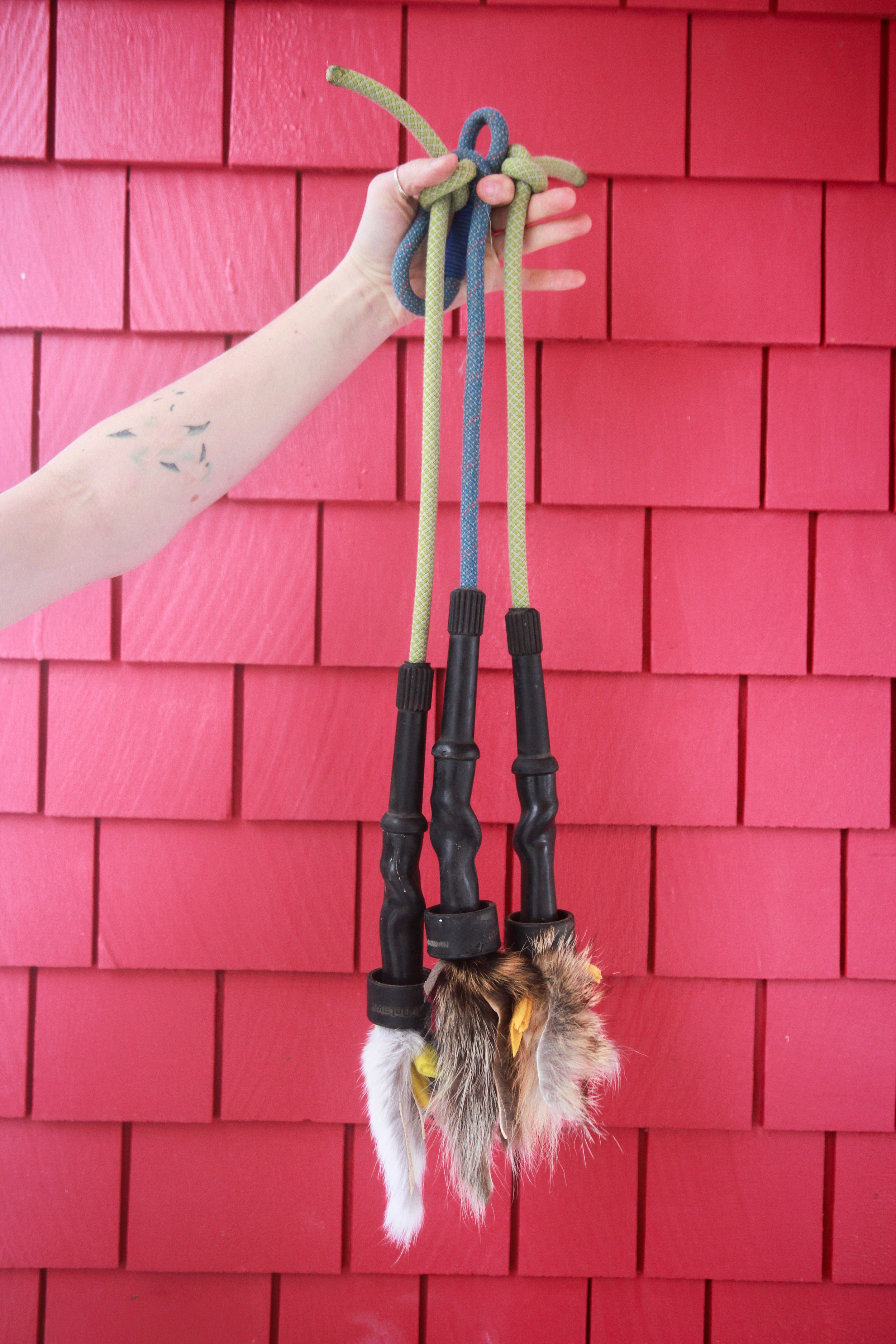 Uddertug avec fourrure recyclée - En collaboration avec Jamais sans mon tug