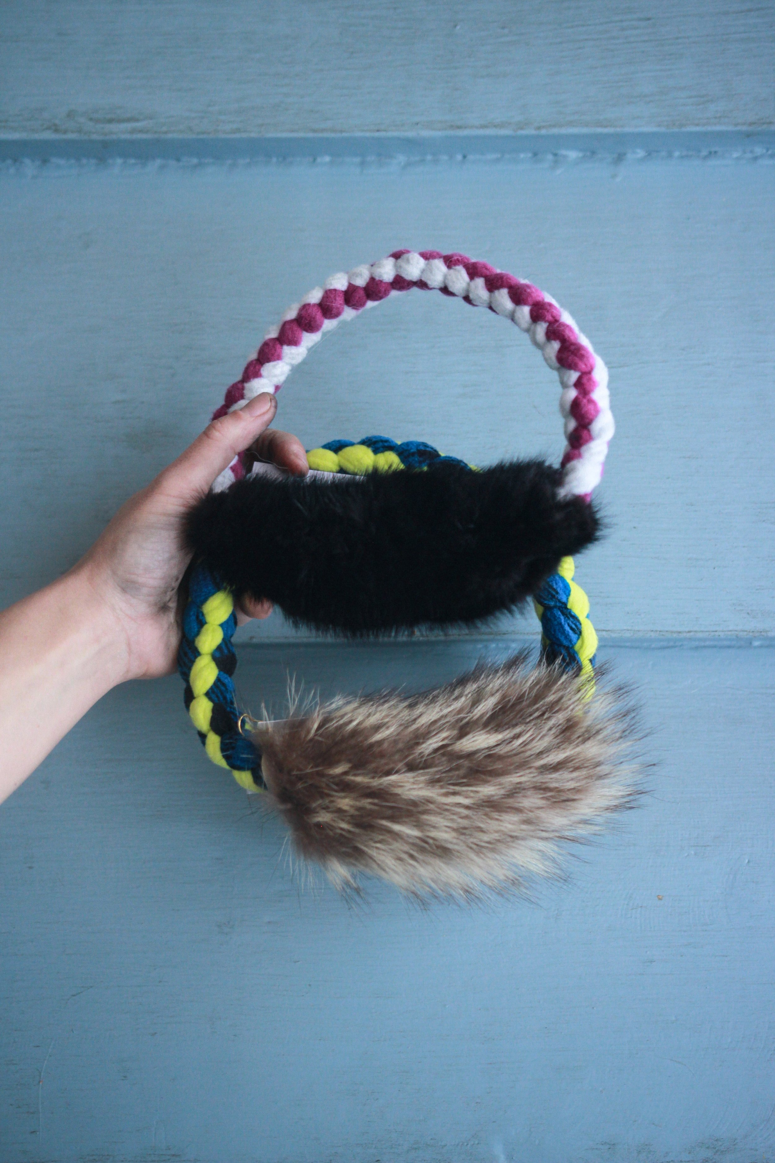 Tug avec fourrure recyclée - Anneau