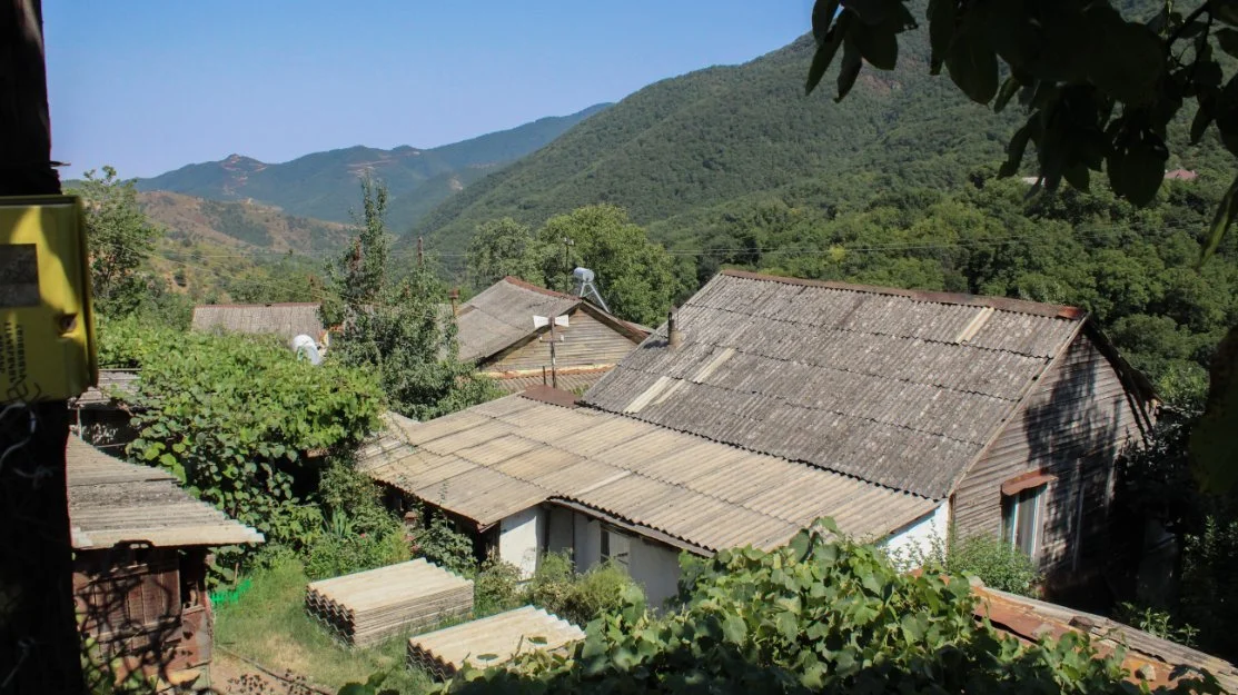 Residents in the village of Tsav, also near the border with Azerbaijan, are finding work with the military posts, in tourism, or in construction. (Photo by Sandra Sadek)