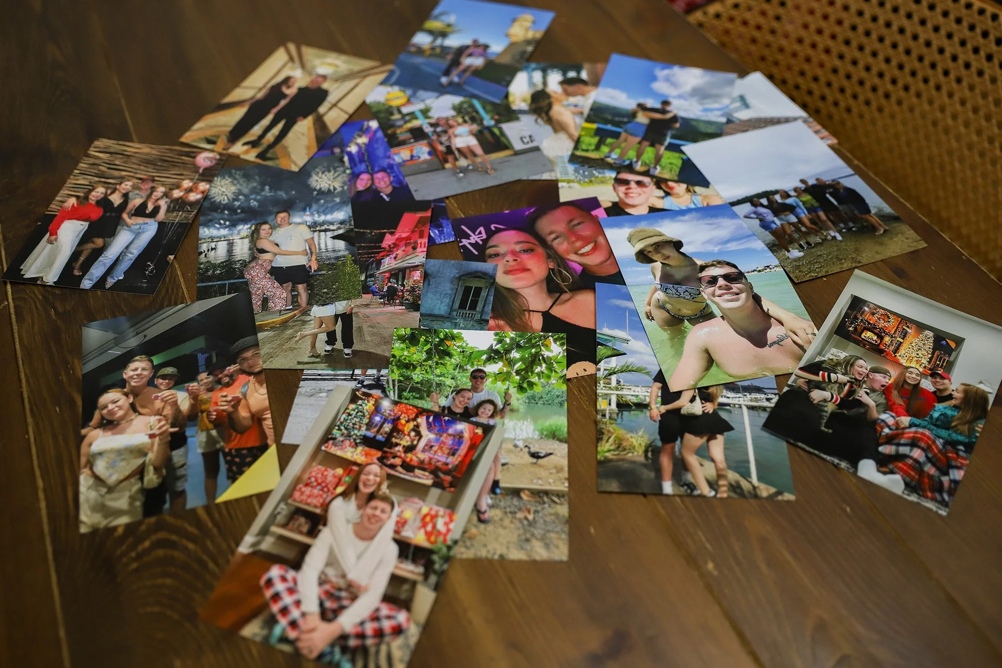 Photos documenting Camila Palacio and Brian Rosario's relationship helped them prove they were a real couple and get their application for Palacio's green card approved. (Photo by Sandra Sadek)