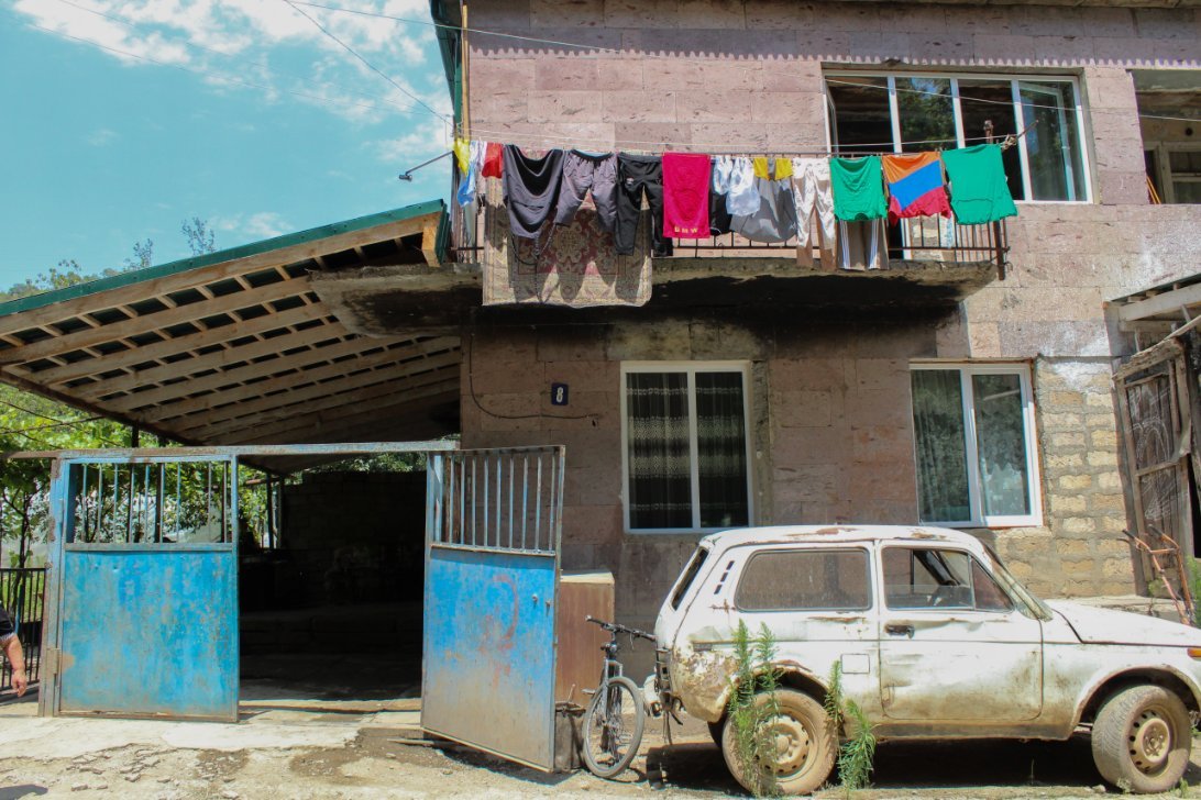 Only about 20 families remain in the shrinking border village of Nerkin Hand, down from 113 people in 2001. (Photo by Sandra Sadek)