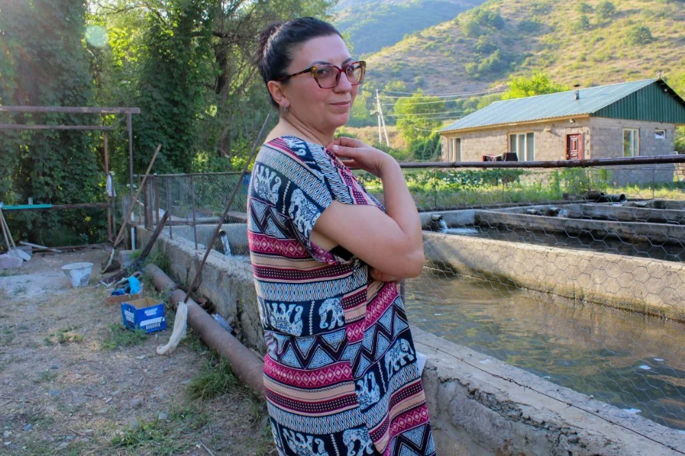 Margarit, 45, and her family opened Basuta Guesthouse in 2020, welcoming visitors to an often tension-filled region, breaking stereotypes about the province. (Photo by Sandra Sadek)