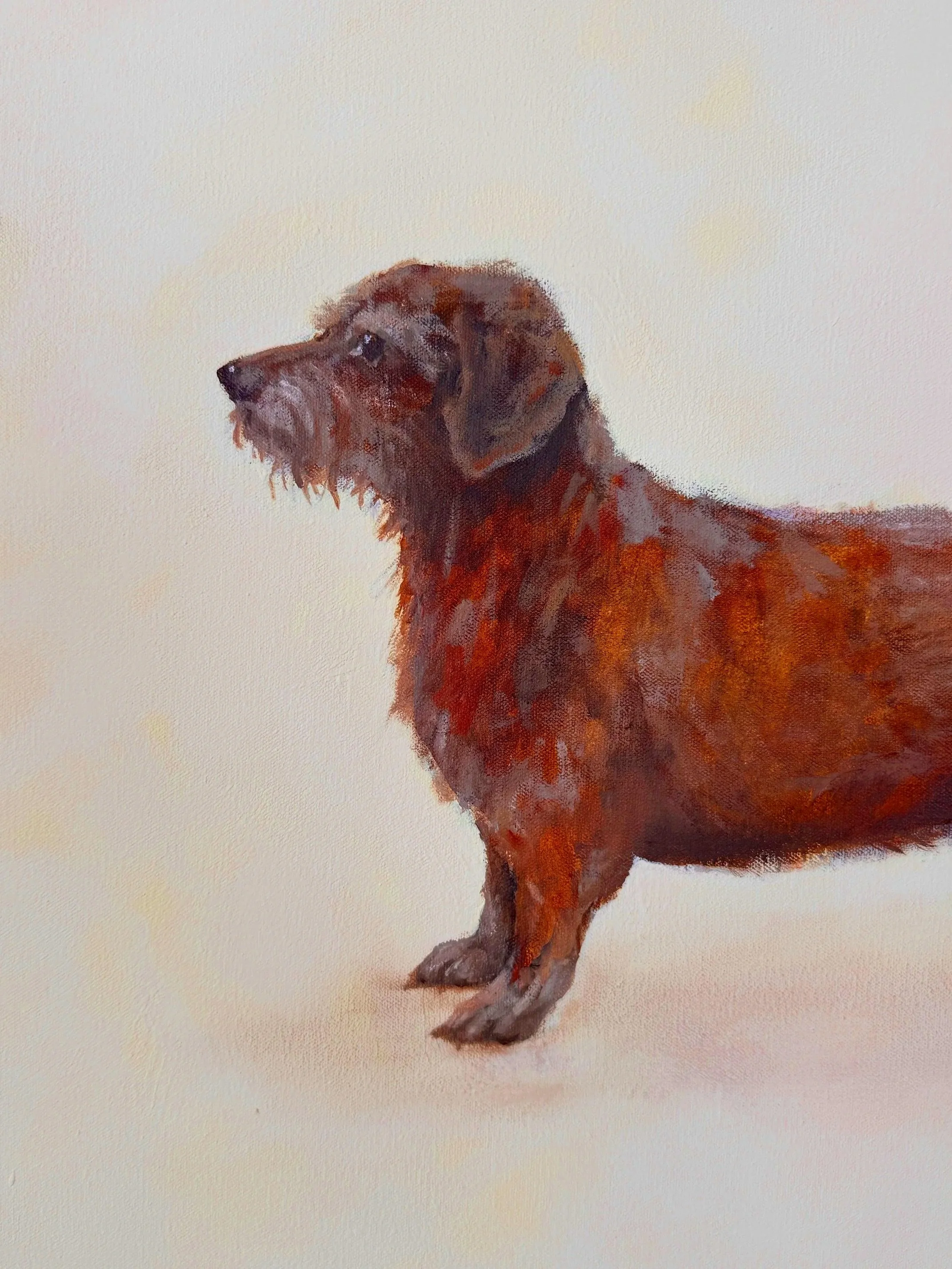 Coude and Ball (detail) -  Acrylic and Oil on canvas