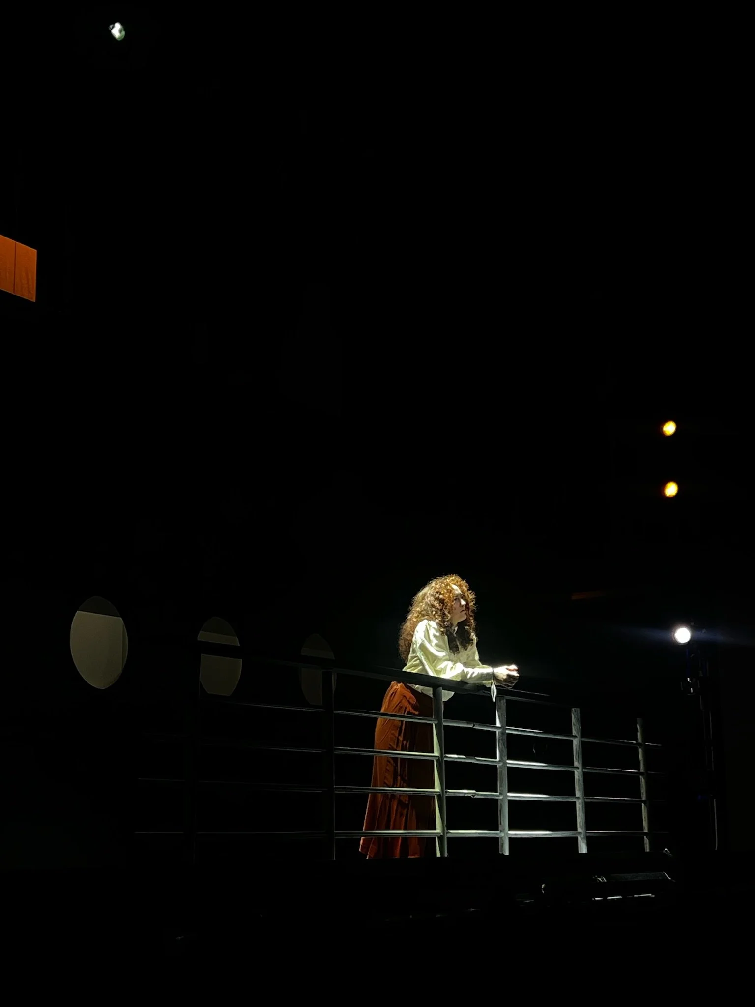 Titanic Rehearsal Photo, by Alivia Quattrocki