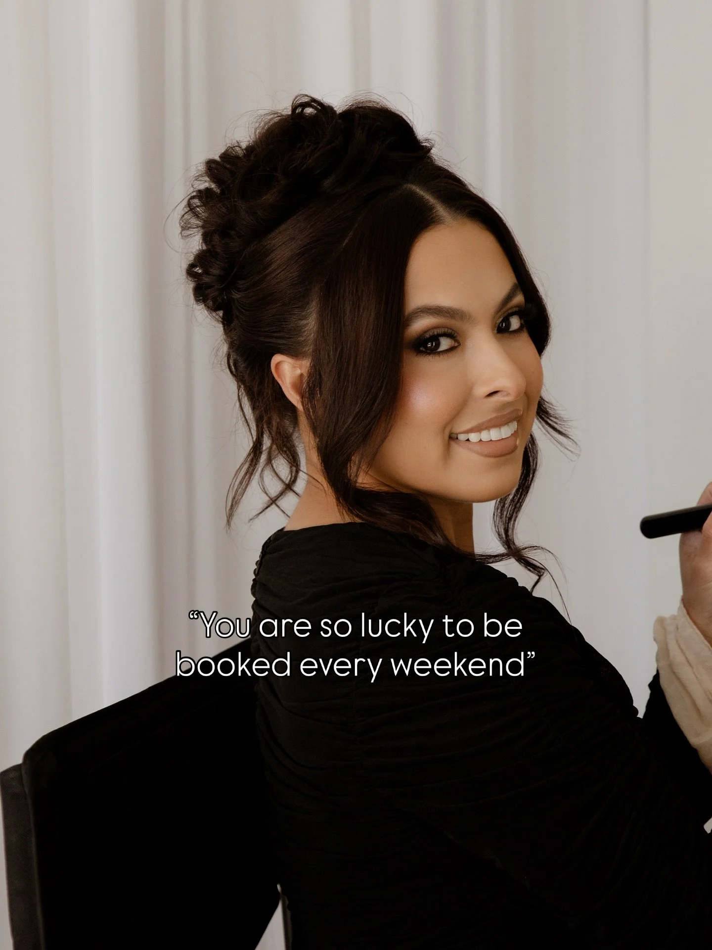 Luck or dedication?

Most people will never see all the behind the scenes or realize everything that goes into being a bridal makeup artist. The dedication and commitment I give to my clients isn&rsquo;t something I take for granted or play with. I h