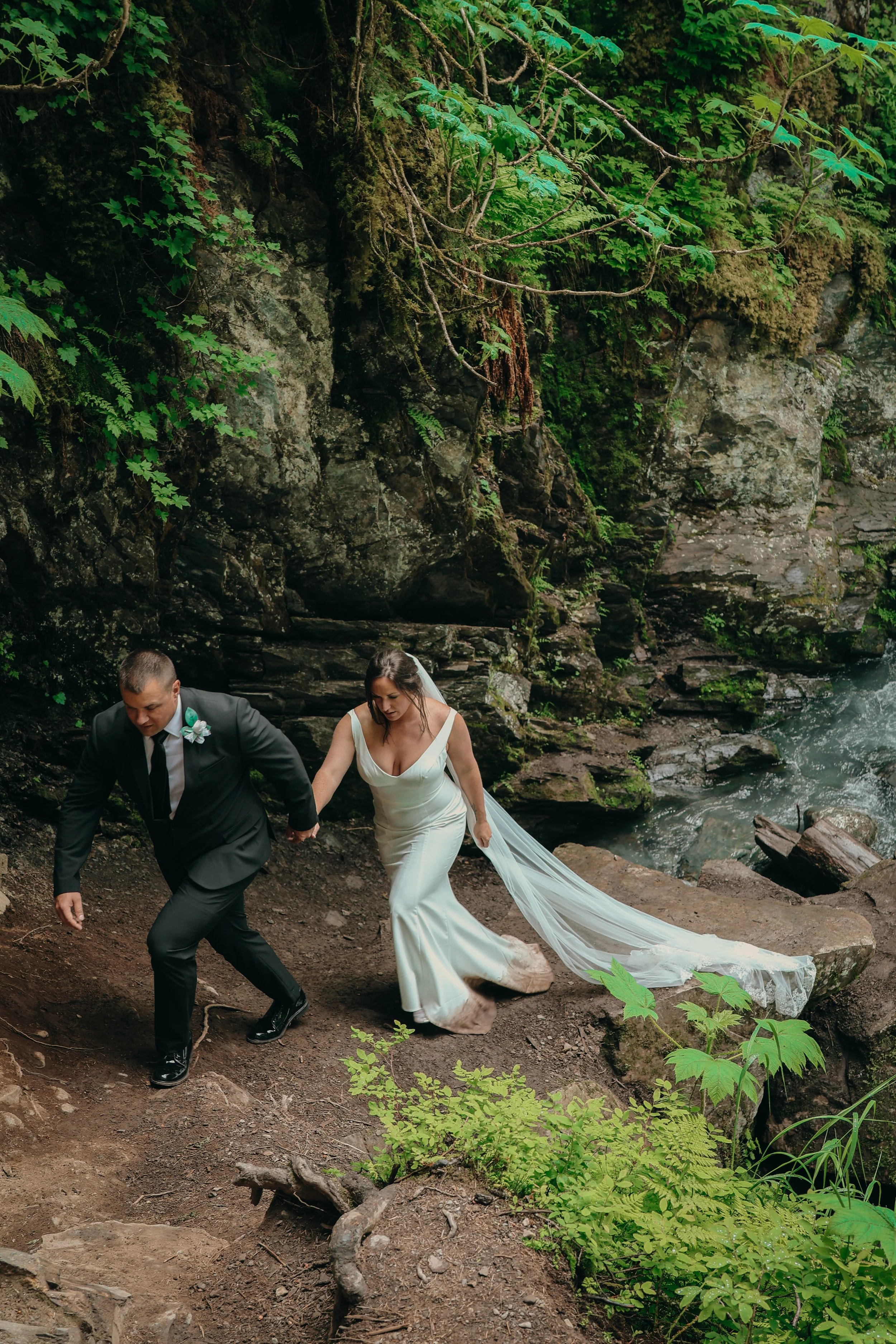 Bride and Groom Chicago Elopement