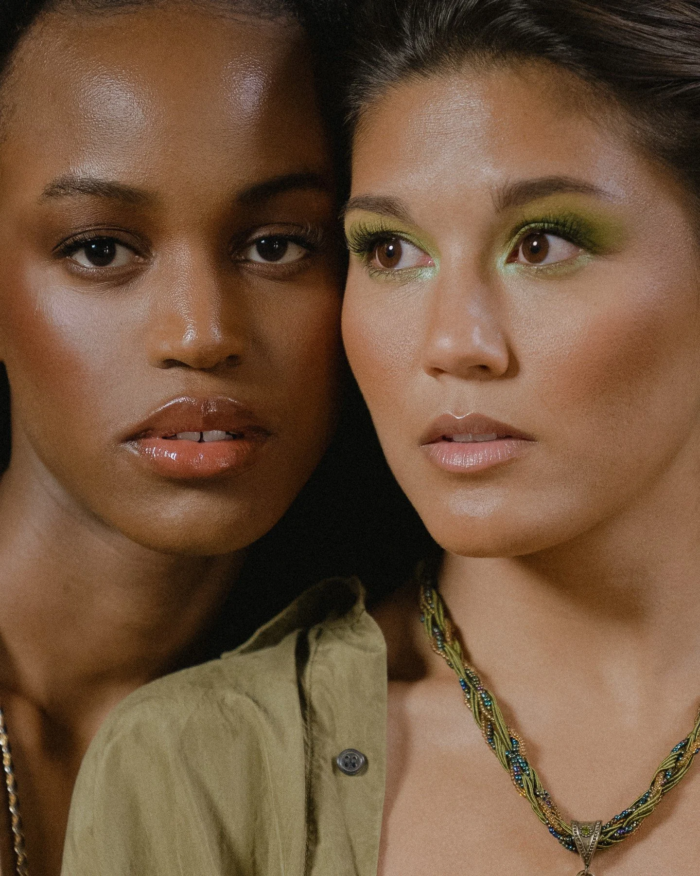 A few close &amp; personals with these two lovely humans. Such a pleasure working with this crew ✨️⁠
⁠
Models: @eme.danielle &amp; @alanacervantes_211⁠
MUA: @graffitima⁠
Photographer: @amayahmedia⁠
Studio: @sageandsilverstudios⁠
Wardrobe: @tovintagef