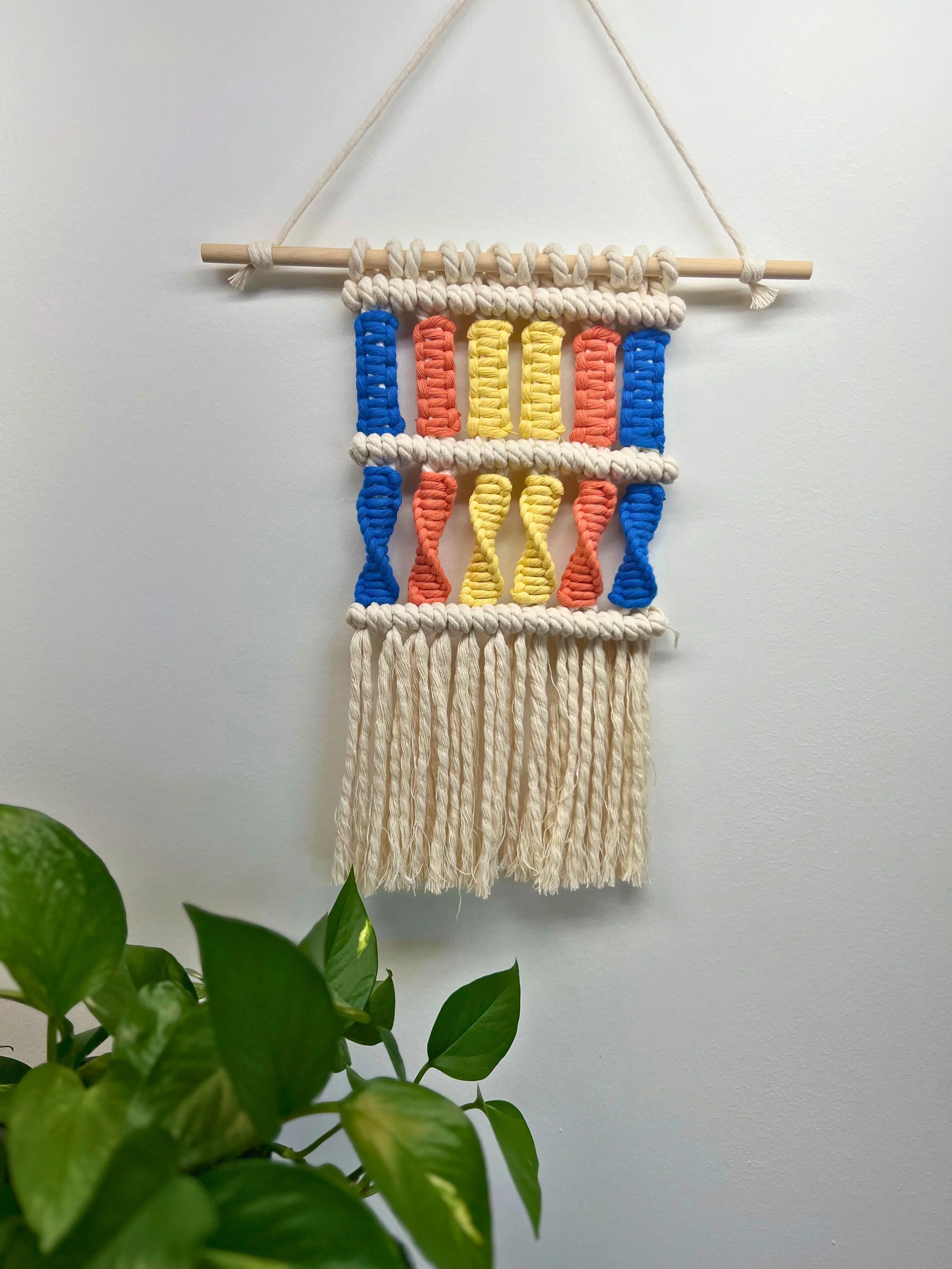 "Structured" Mini Wall Hanging