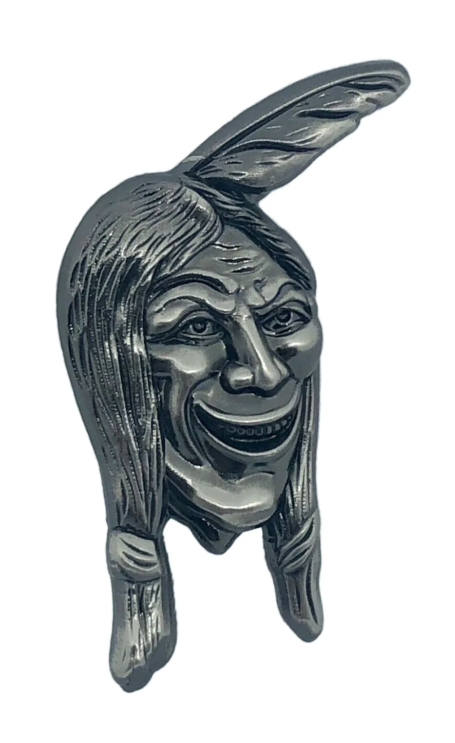 Laughing Indian Lapel Pin