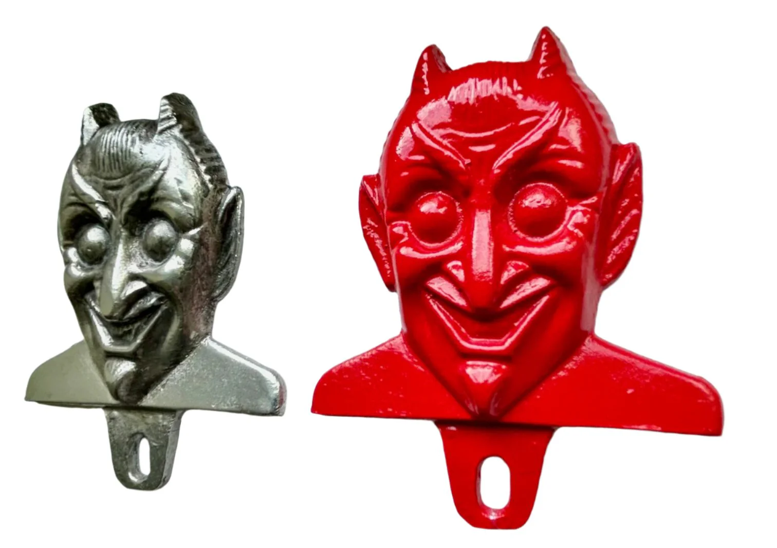 Vintage Devil License Plate Topper