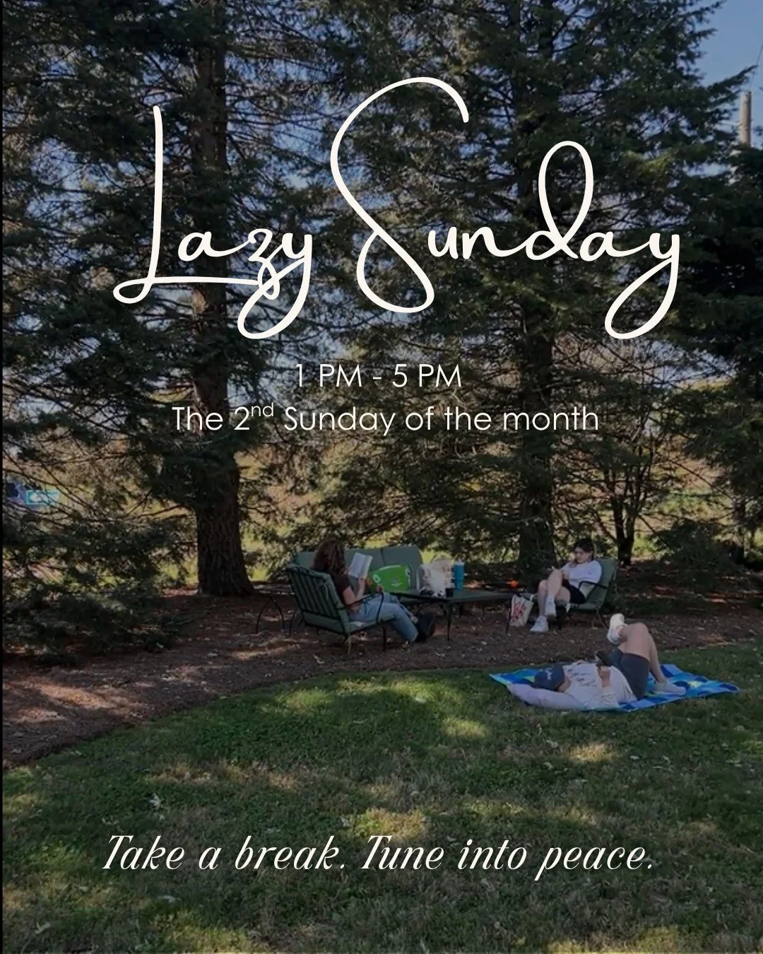 Slow down, soak up the fall vibes, and let the day unfold.

Join us this Sunday for a laid-back afternoon of:
🪘 A heart-opening drumming circle
🧘♀️ Gentle yoga among the trees
🌾 A wander maze filled with hidden fall goodies

Bring your friends, yo
